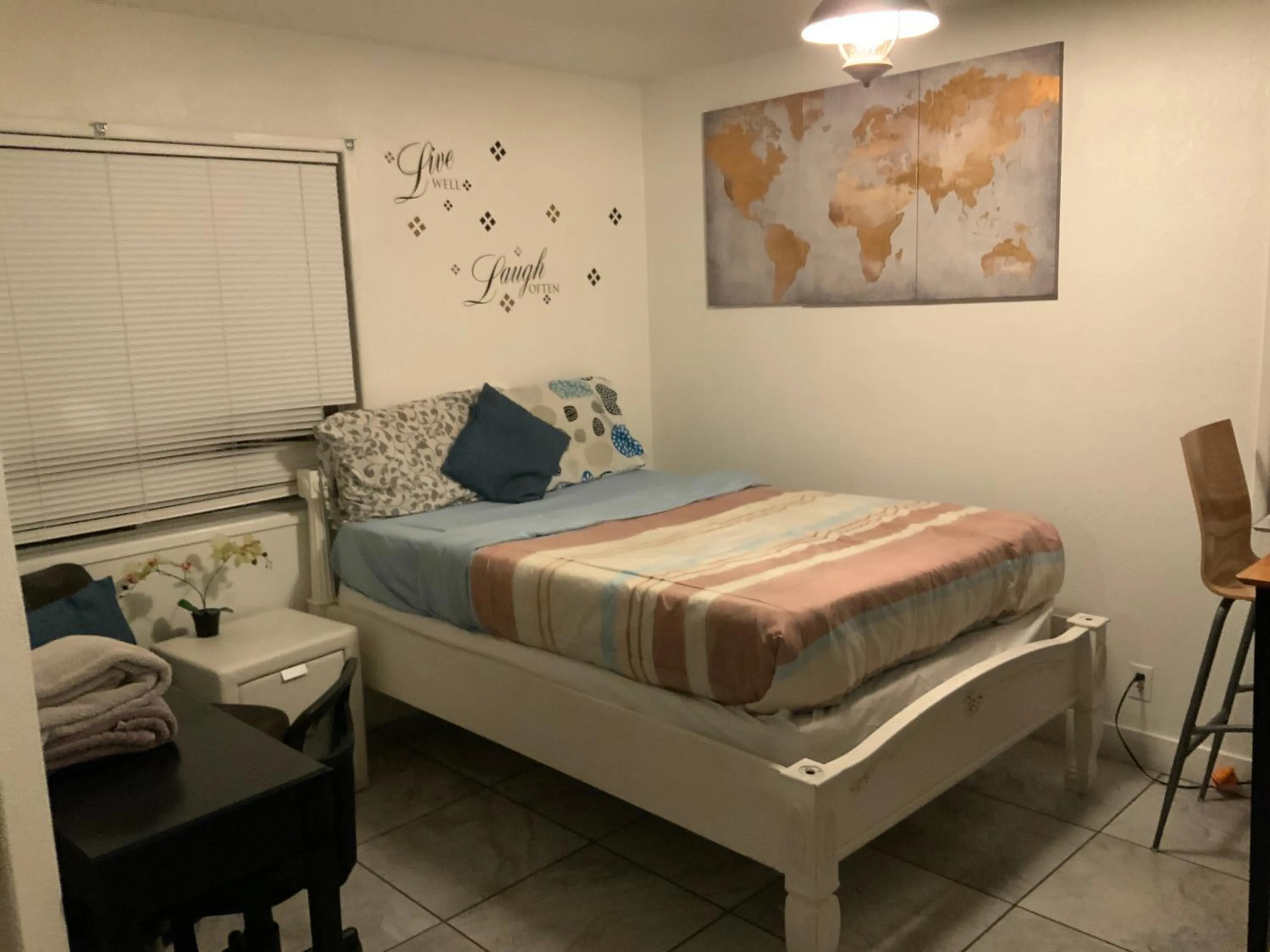 Bed in The Yellow Penthouse LLC