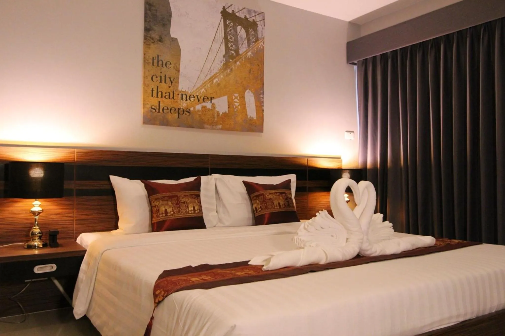 Bed in The Leisure Hotel