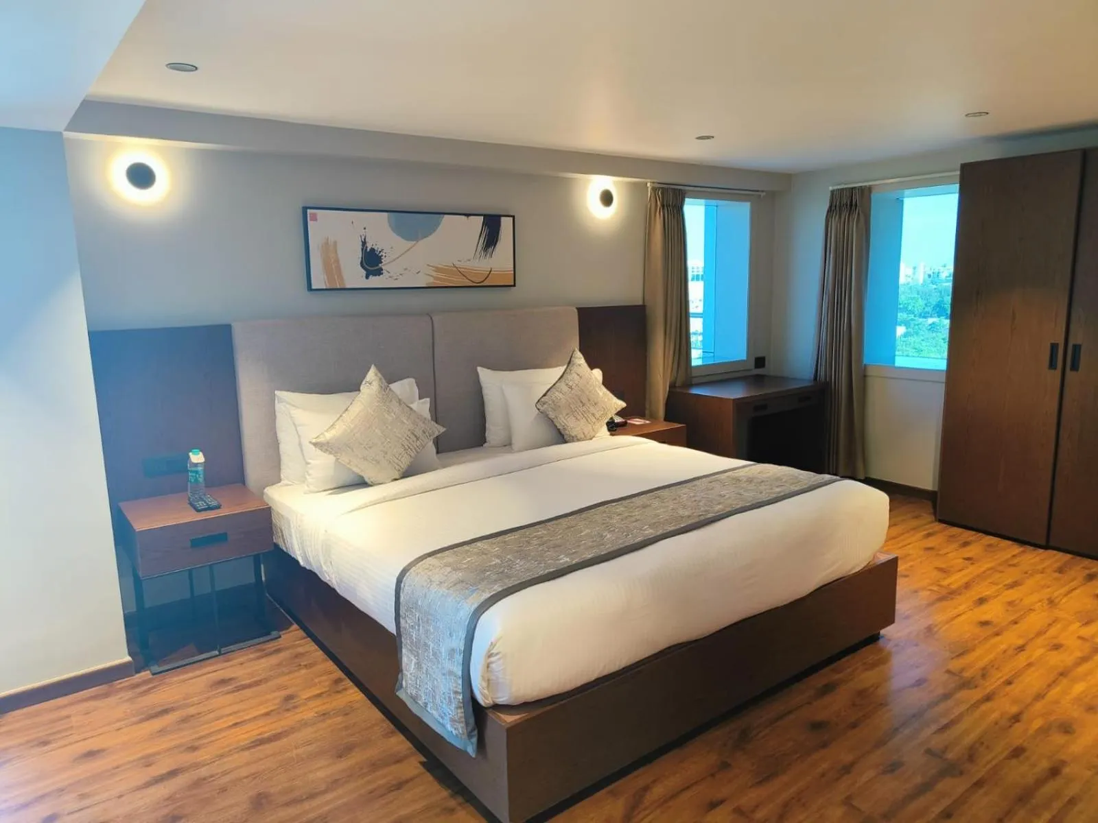 Bed in Ramee International Surat