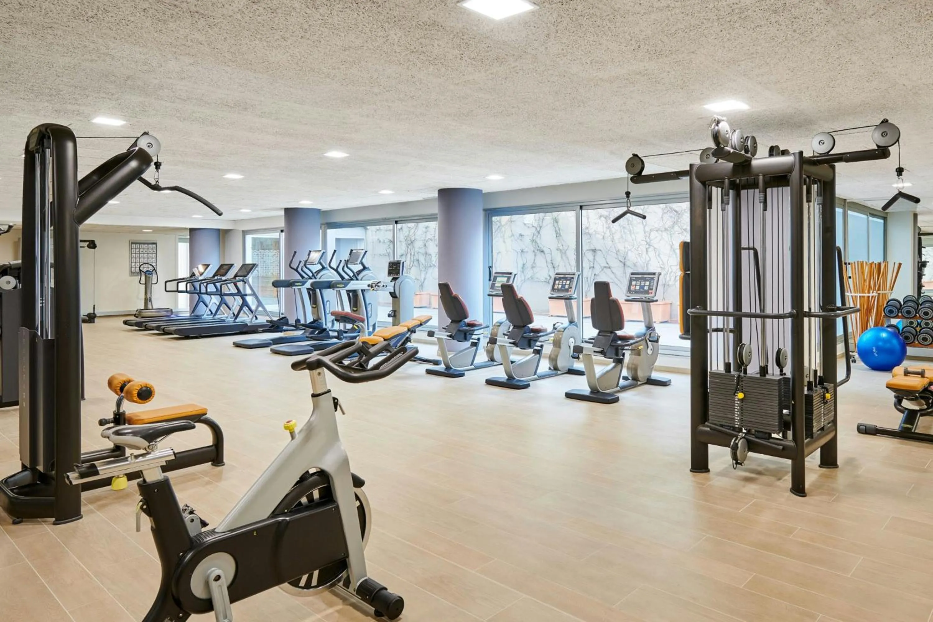 Fitness centre/facilities in Le Meridien Ra Beach Hotel and Spa