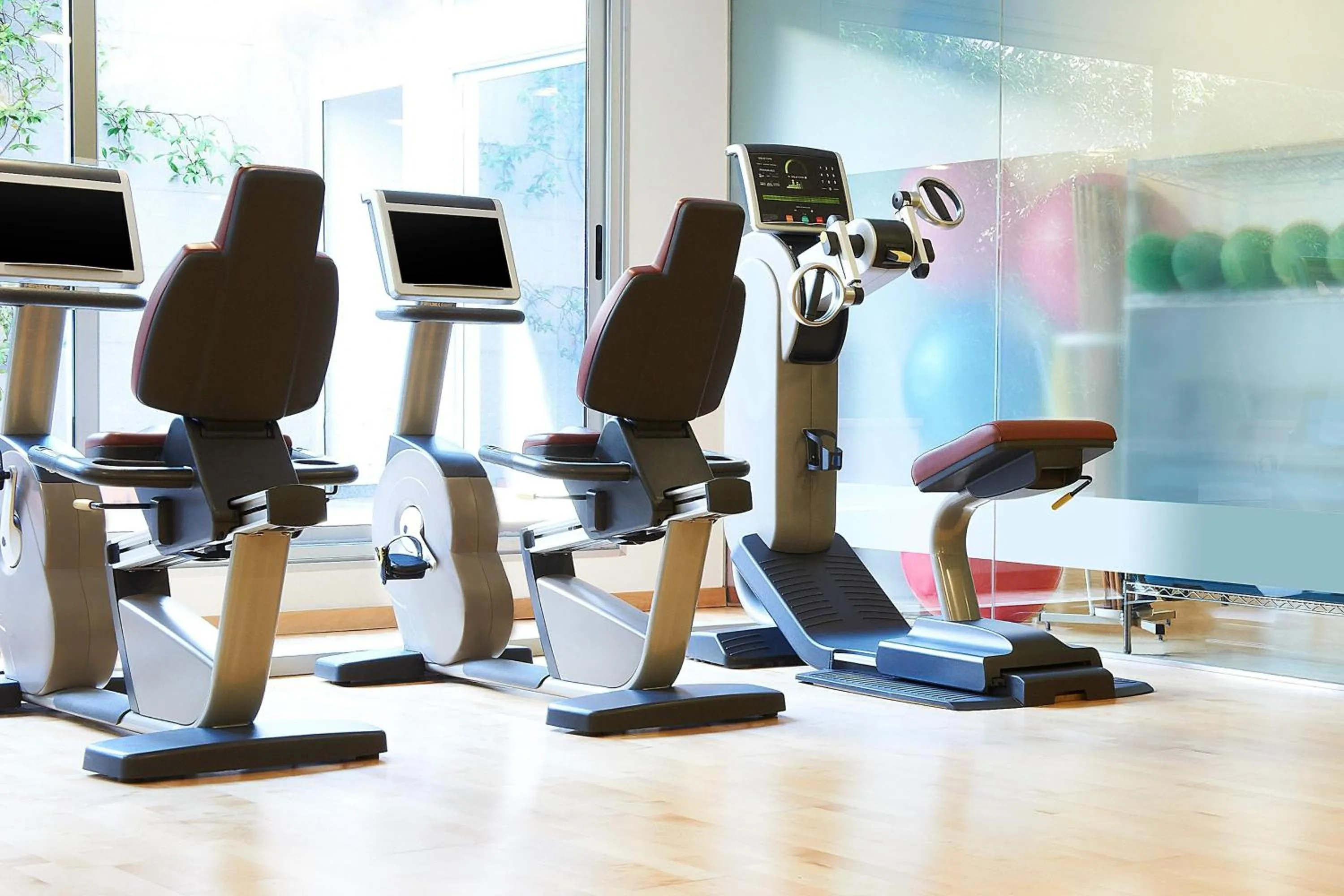 Fitness centre/facilities in Le Meridien Ra Beach Hotel and Spa