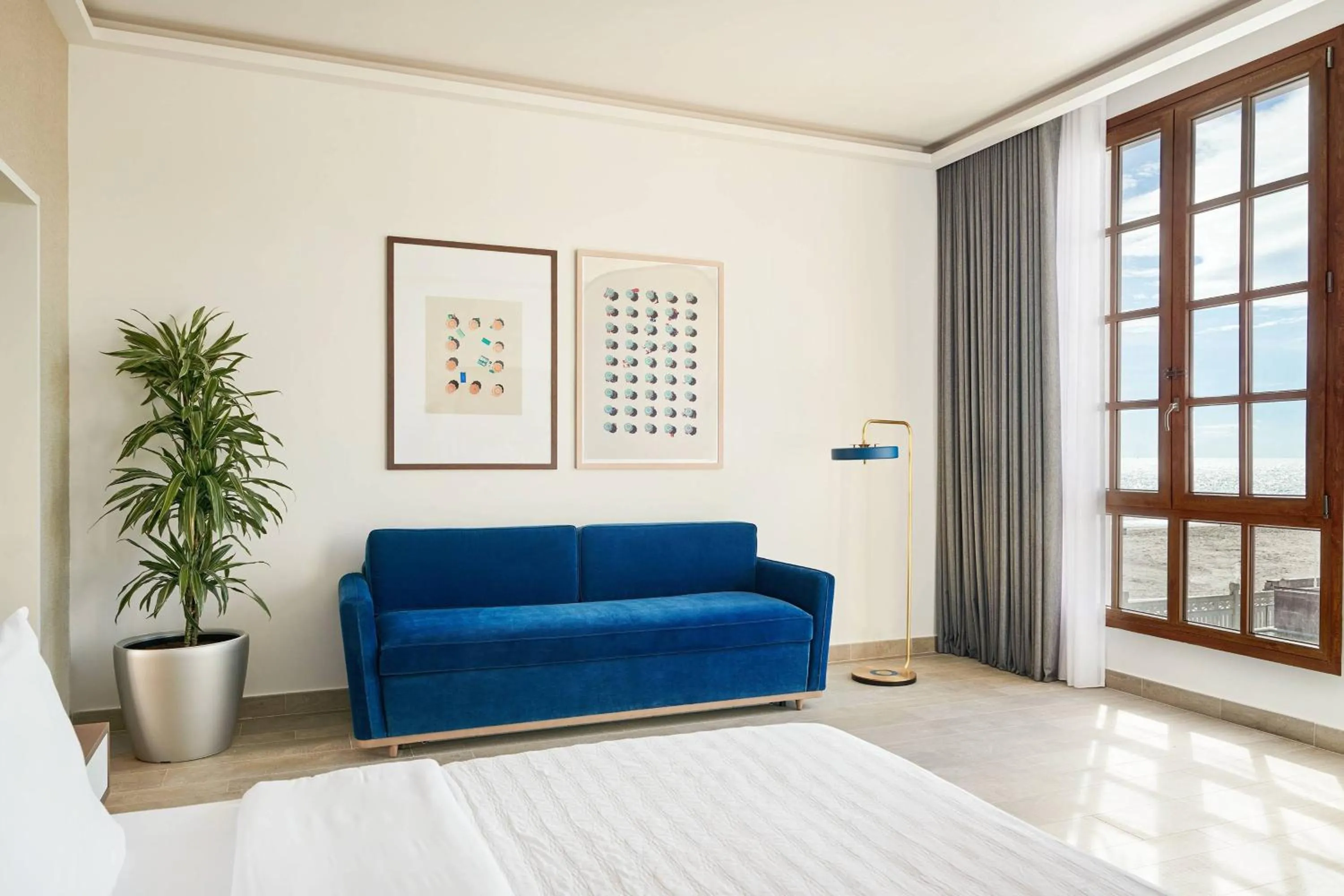 Photo of the whole room, Bed in Le Meridien Ra Beach Hotel and Spa