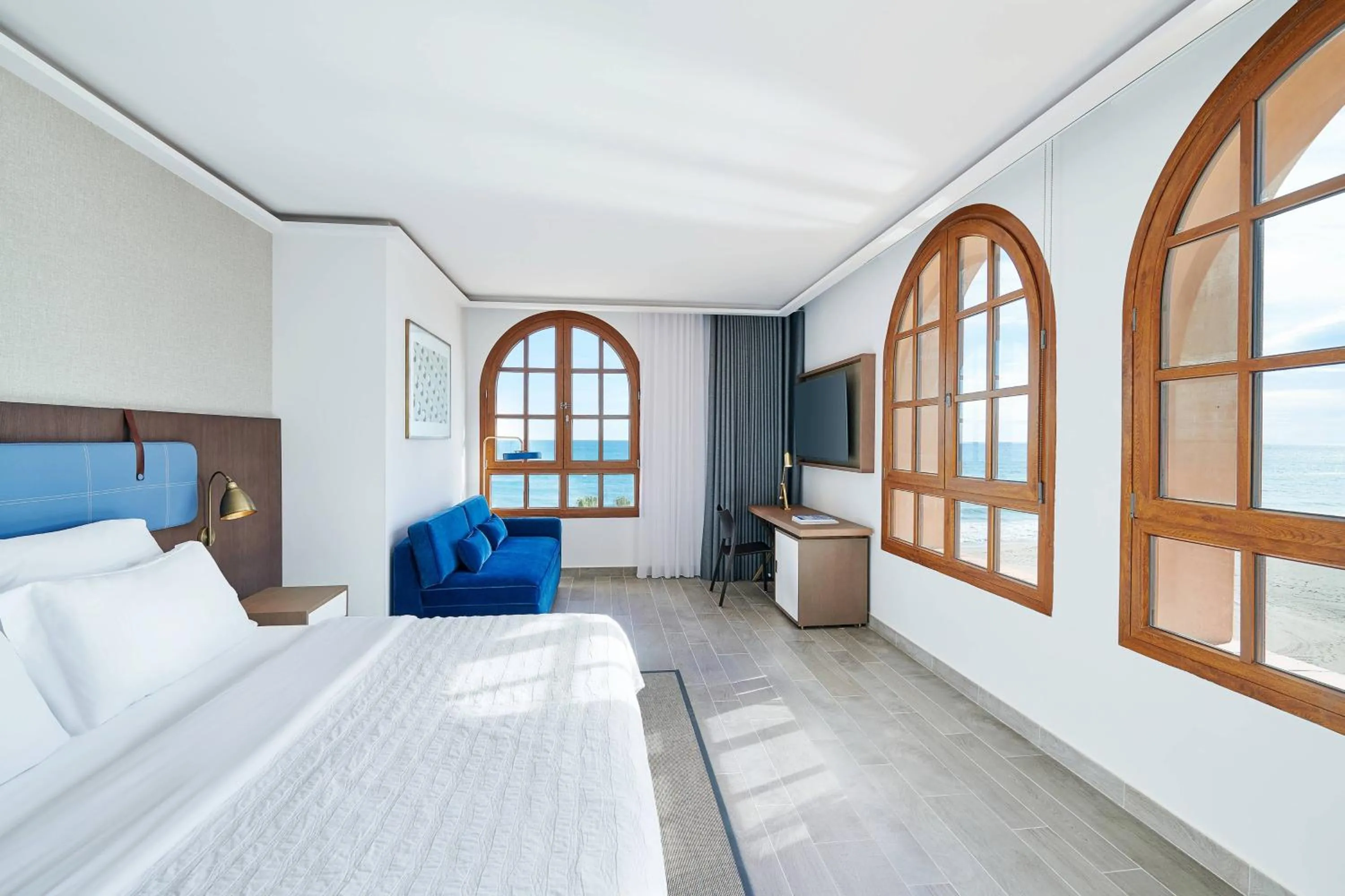 Photo of the whole room, Bed in Le Meridien Ra Beach Hotel and Spa