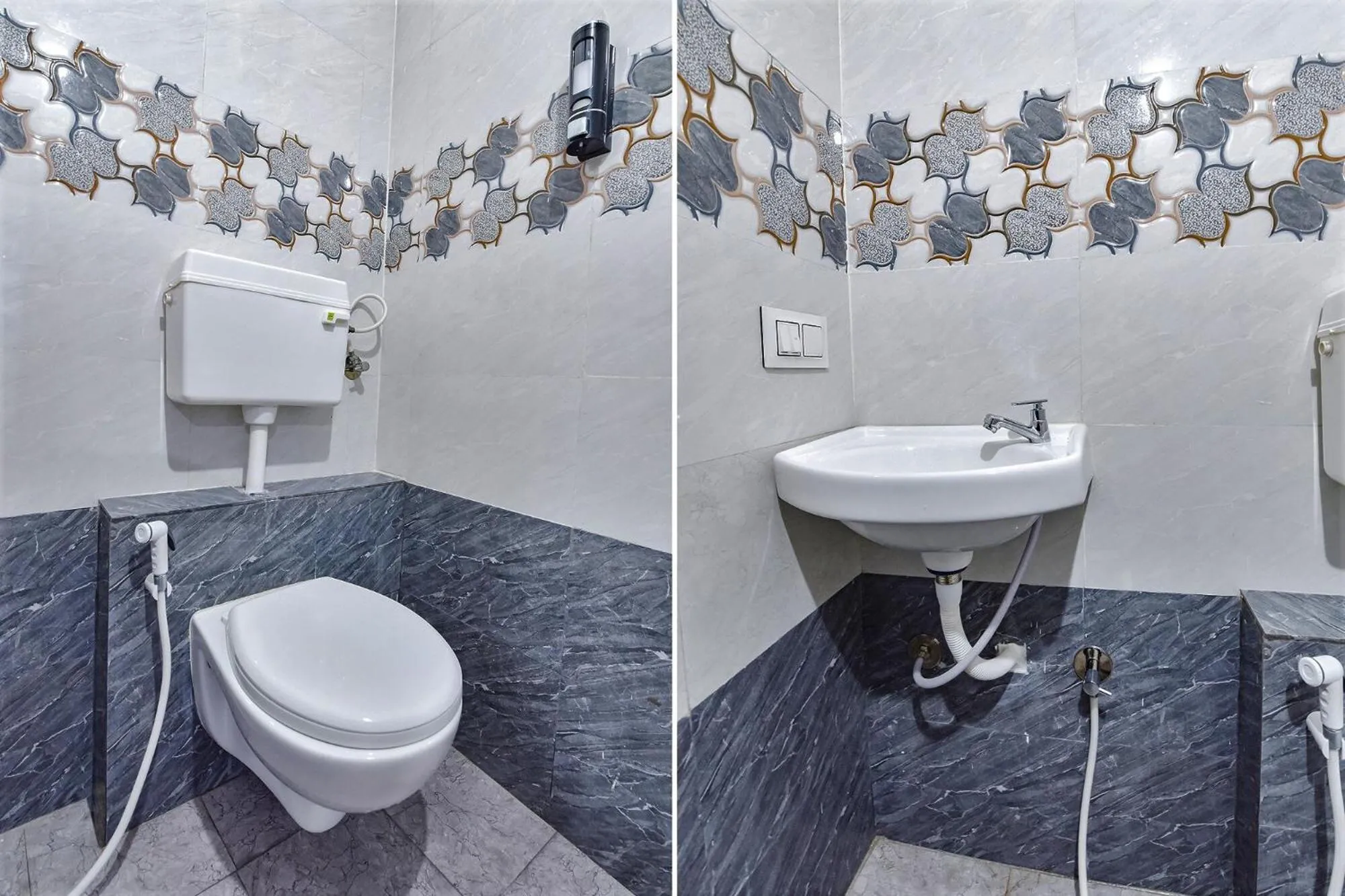 Bathroom in FabHotel Green Park - Nr Geeta Mandir