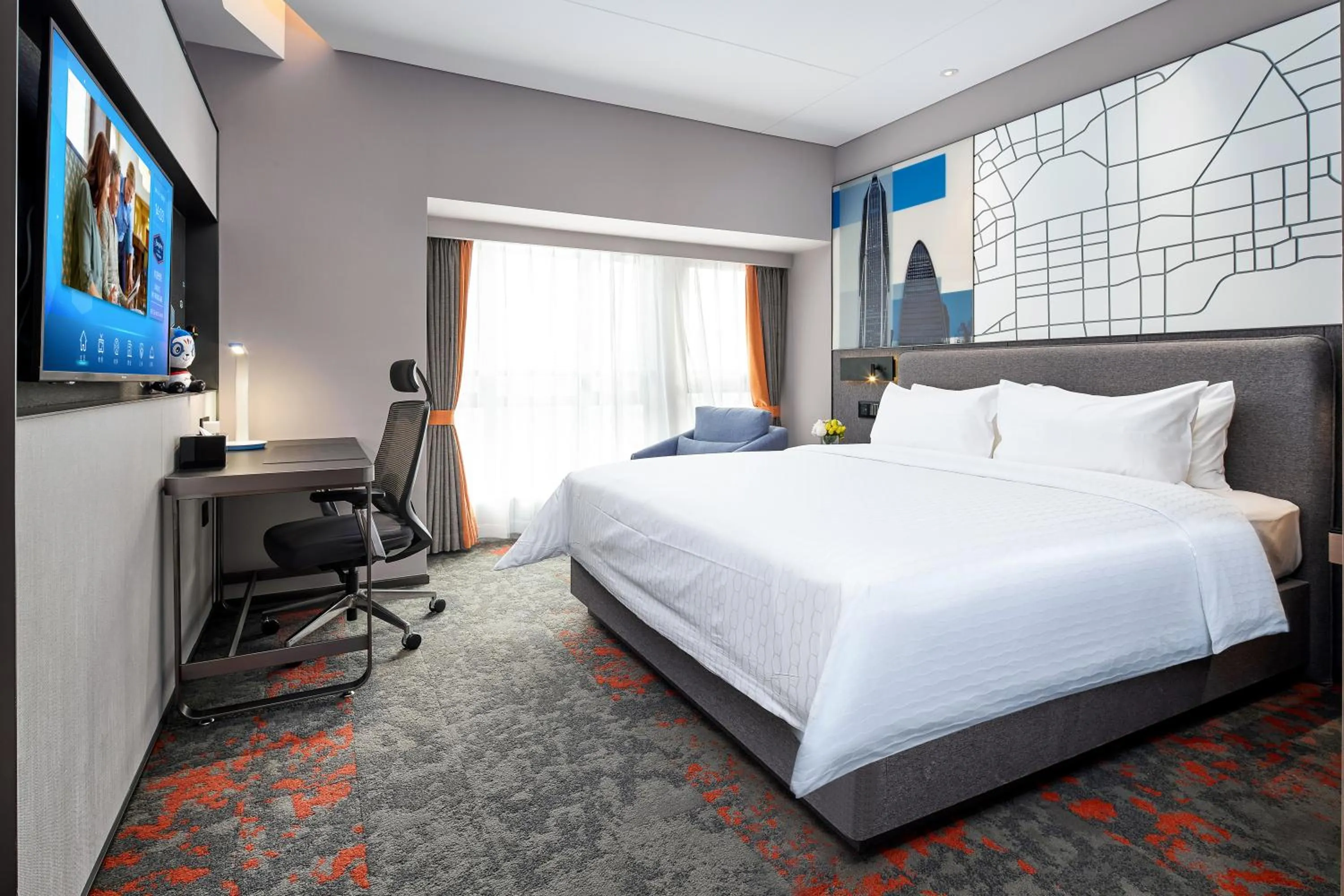 Bed in Hampton by Hilton Shenzhen Dongmen