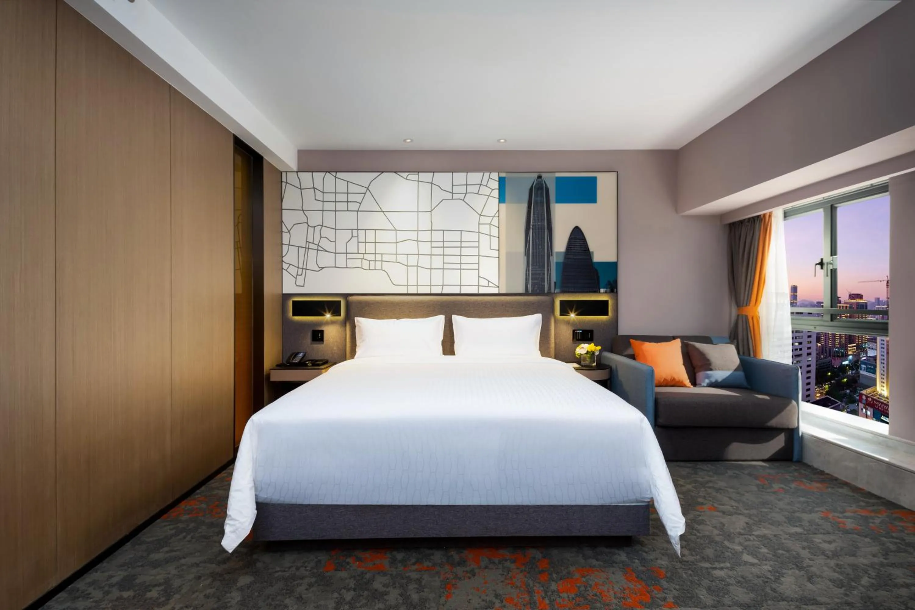 Bed in Hampton by Hilton Shenzhen Dongmen