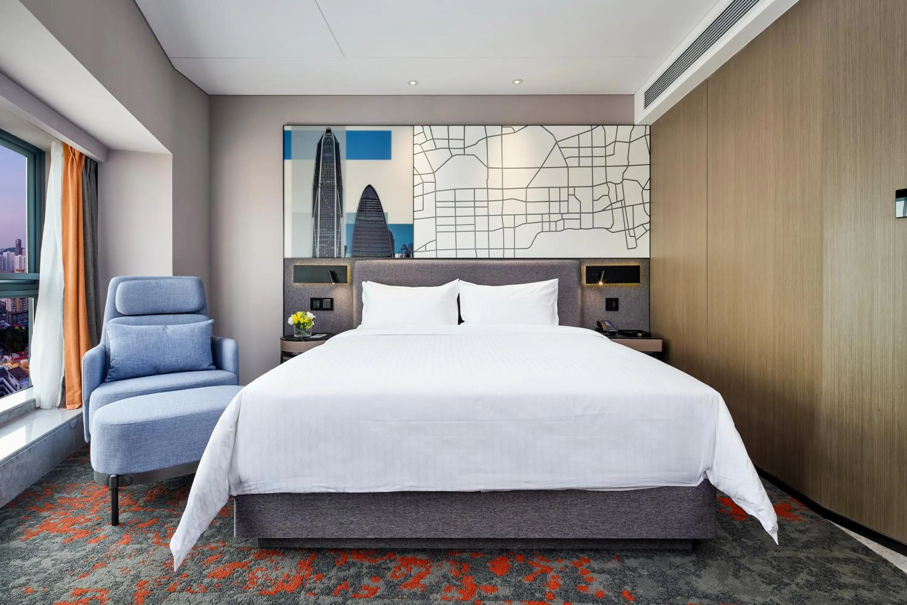 Bed in Hampton by Hilton Shenzhen Dongmen