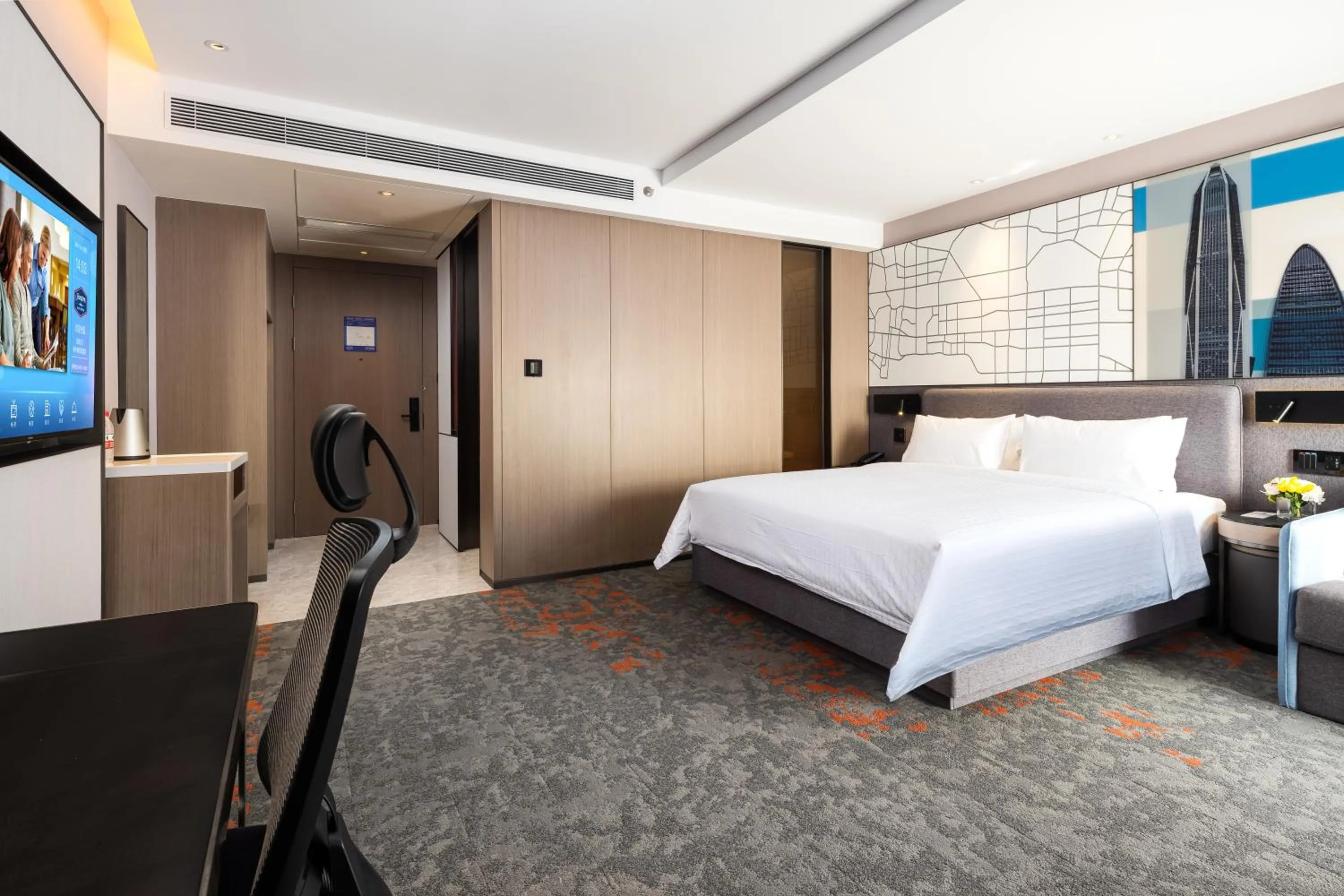 Bed in Hampton by Hilton Shenzhen Dongmen