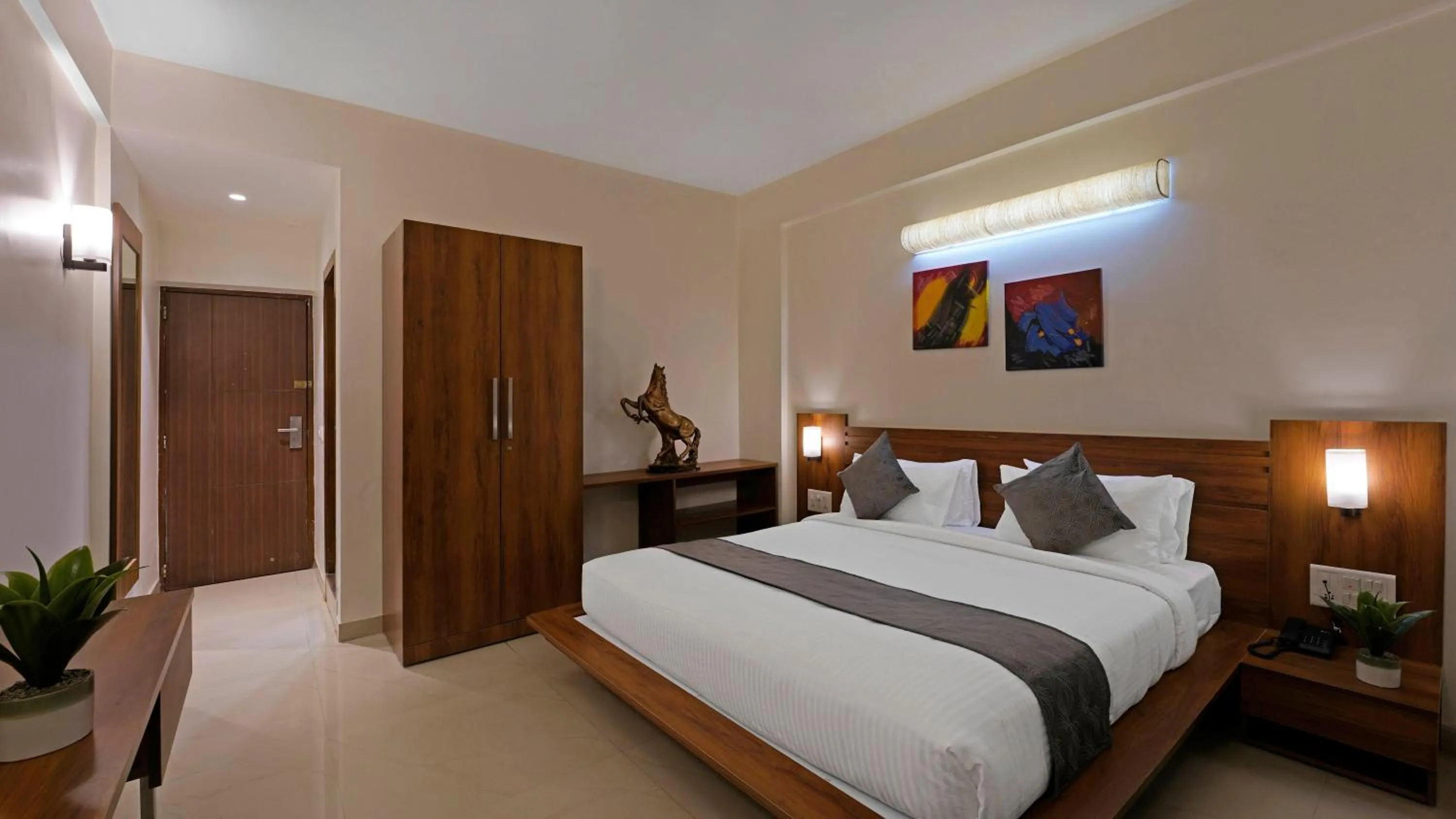 Bedroom, Bed in Ekaa Keys By Bestinn Leisure - Banglore