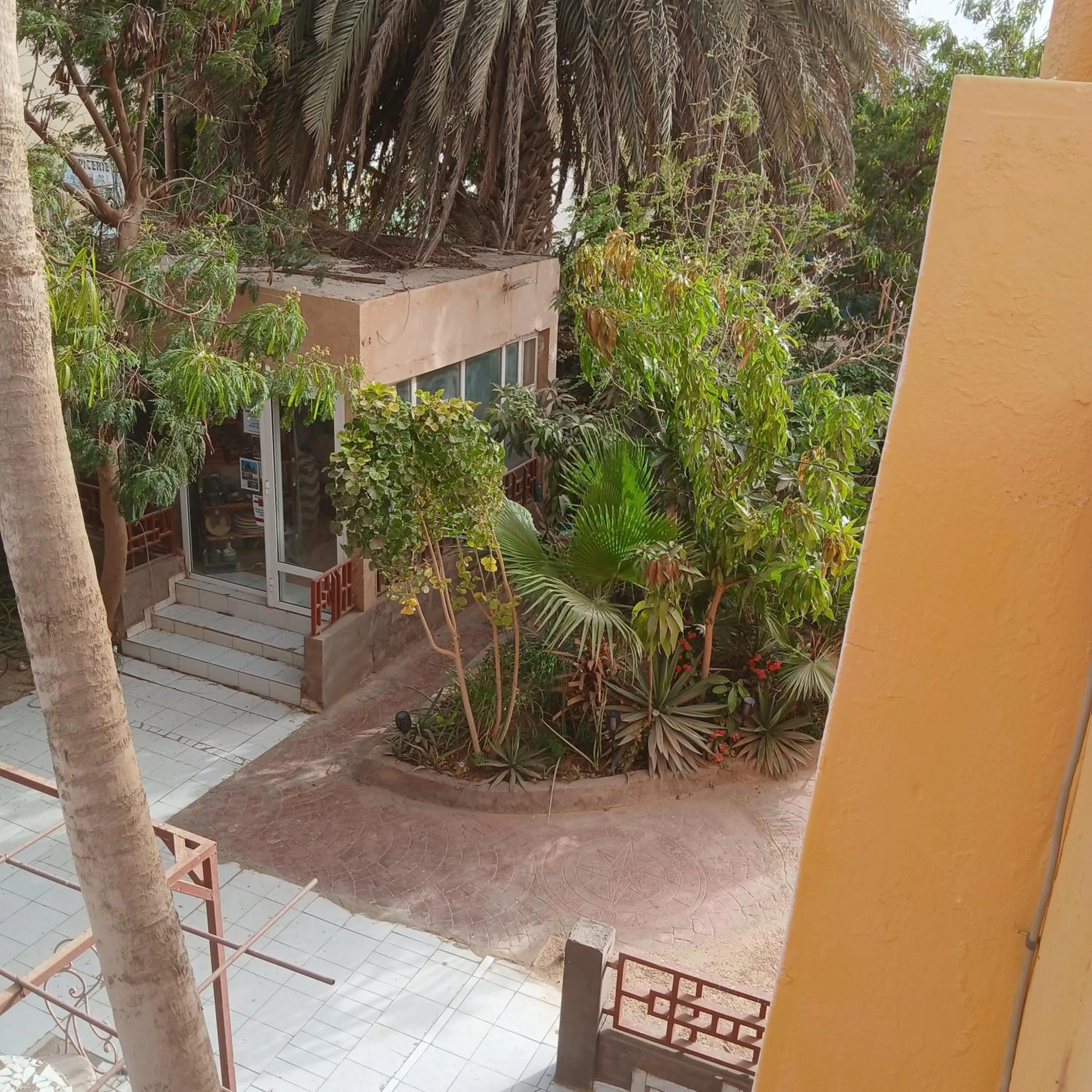 Garden in Auberge Triskell