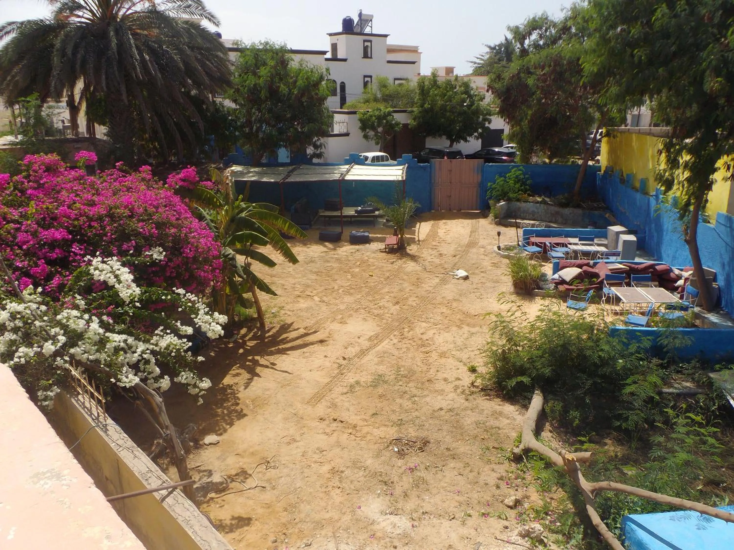 Garden in Auberge Triskell