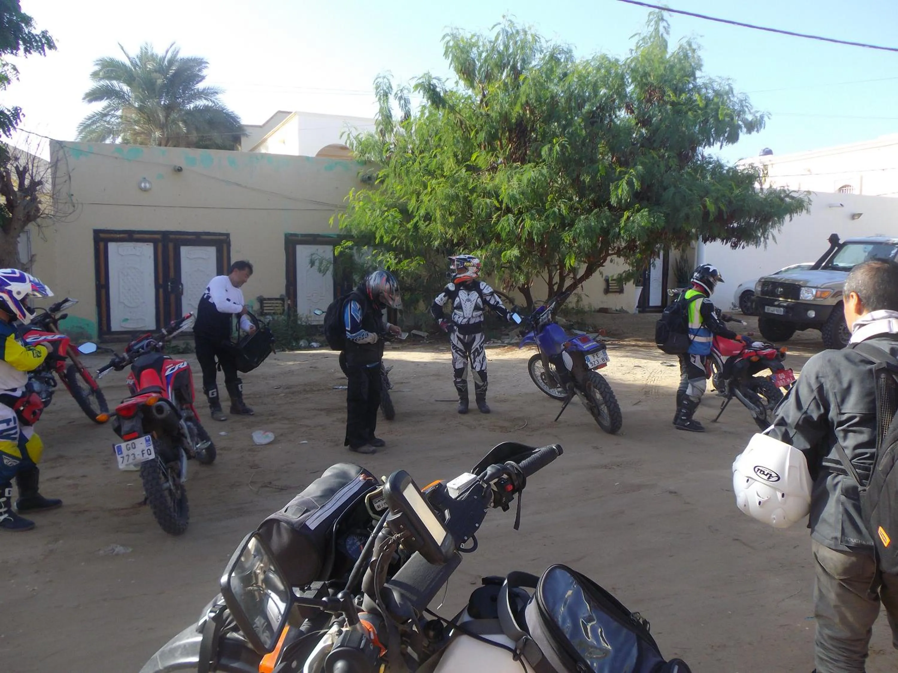 group of guests in Auberge Triskell