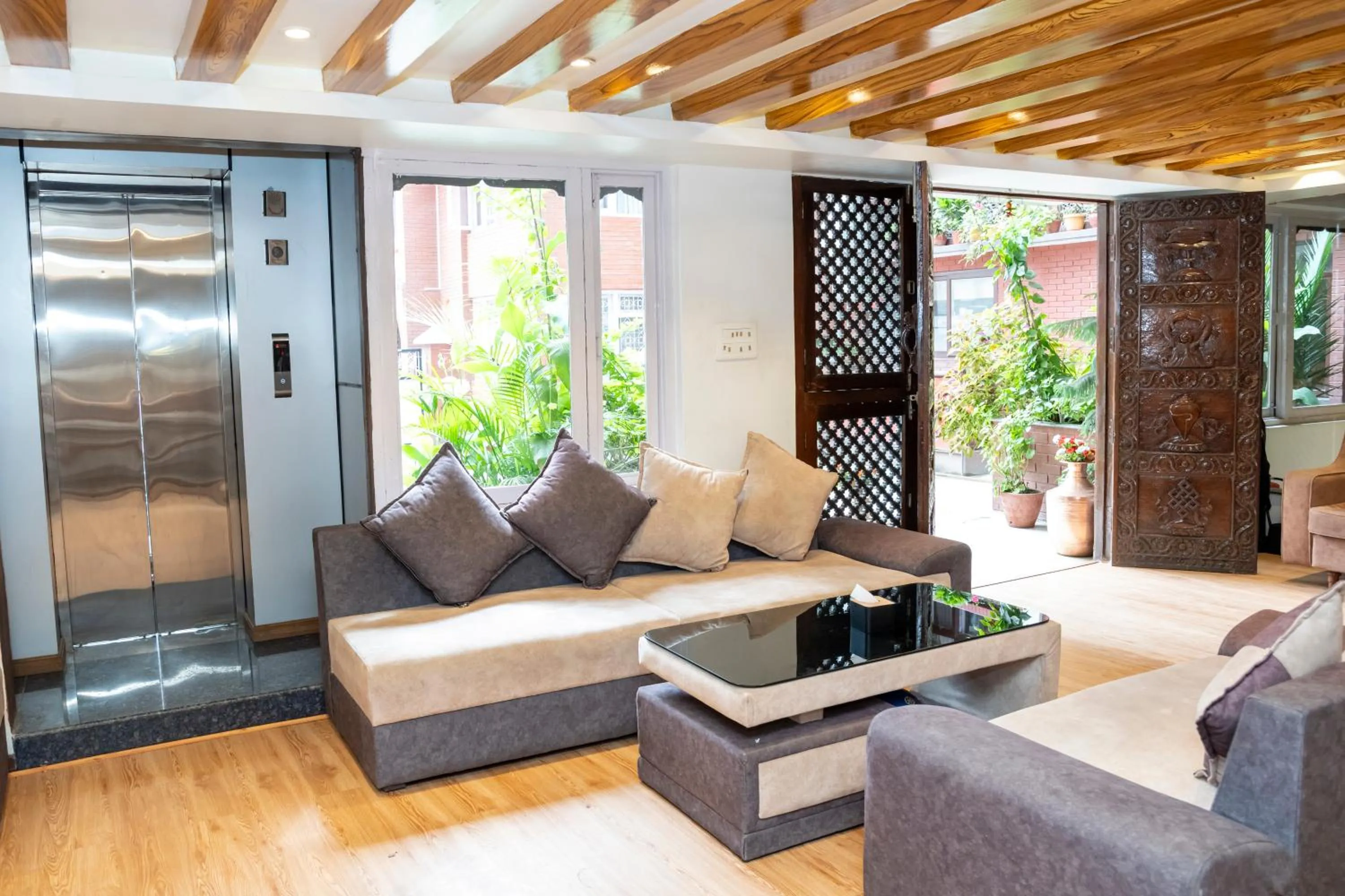 Lobby or reception in Hotel Elegant Kathmandu Inn