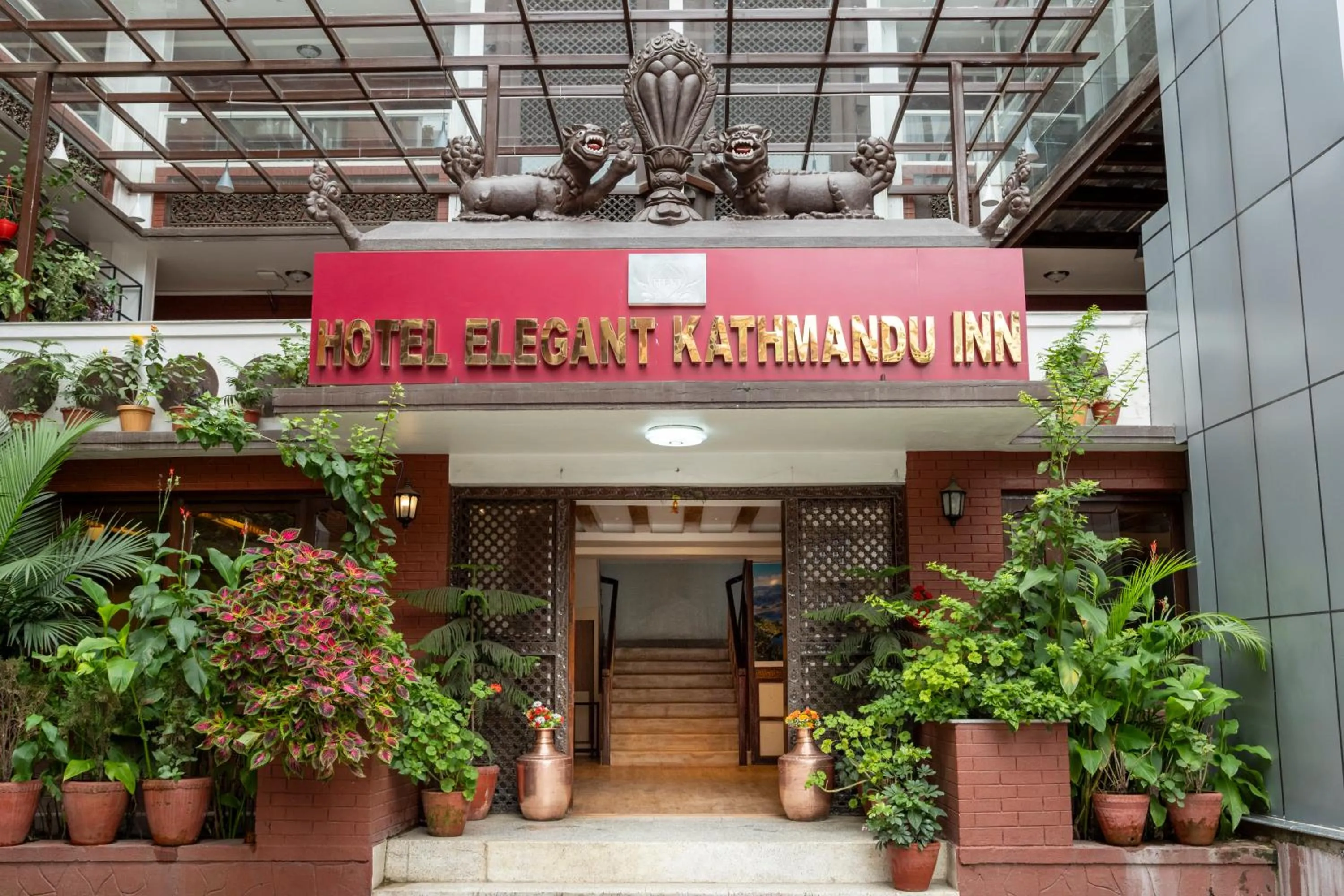 Facade/entrance in Hotel Elegant Kathmandu Inn