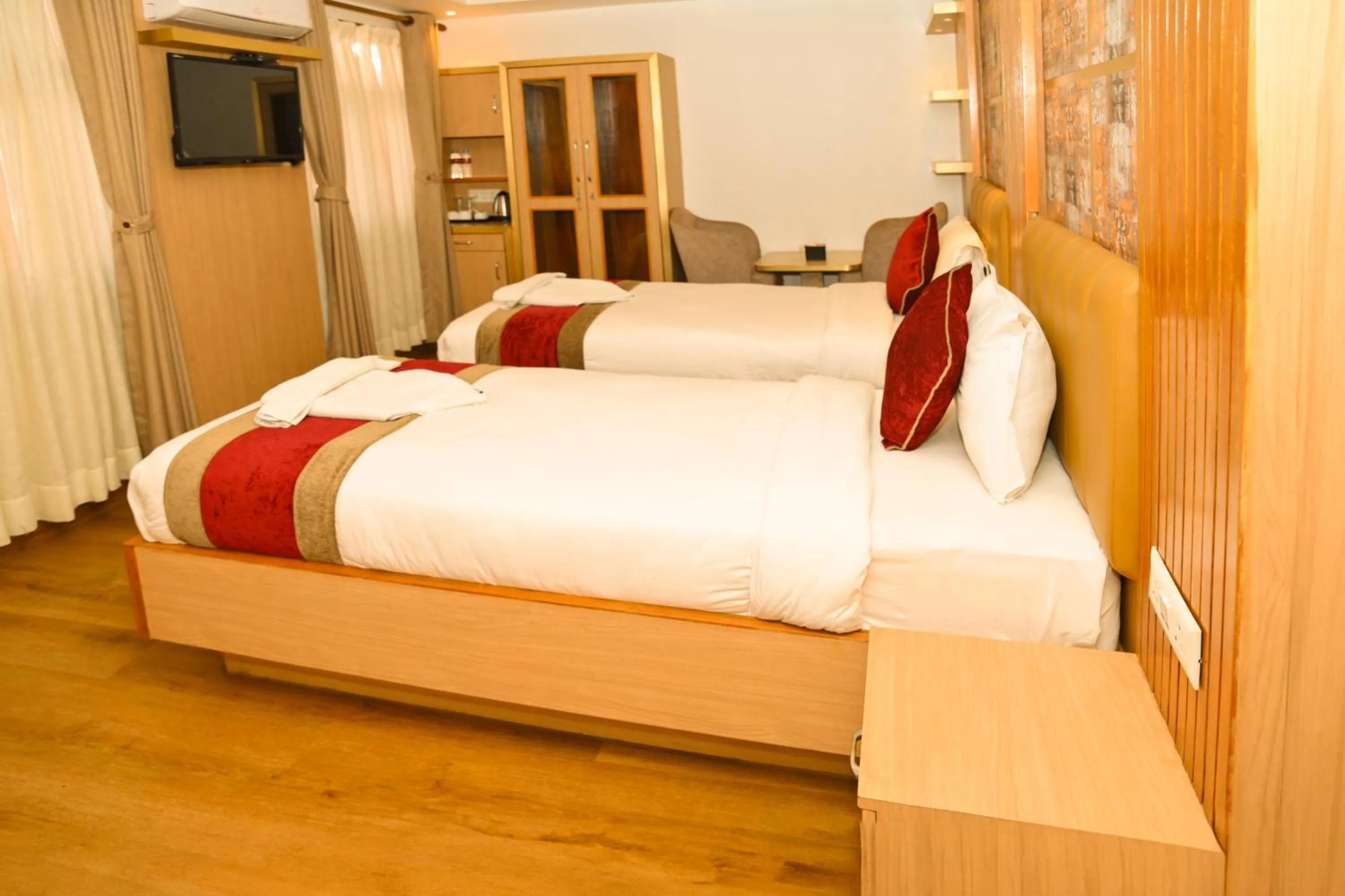 Bed in Hotel Elegant Kathmandu Inn