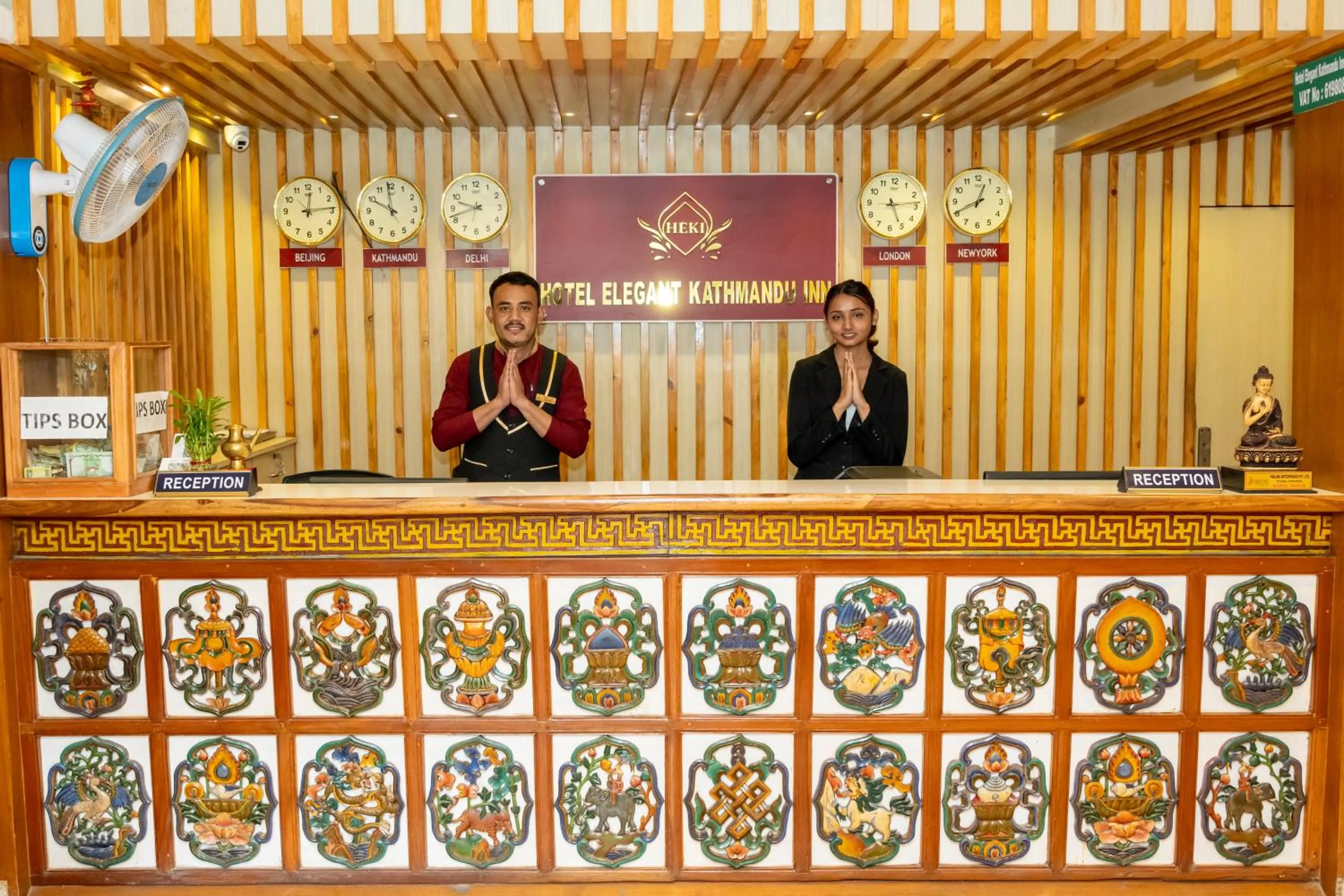 Lobby or reception in Hotel Elegant Kathmandu Inn