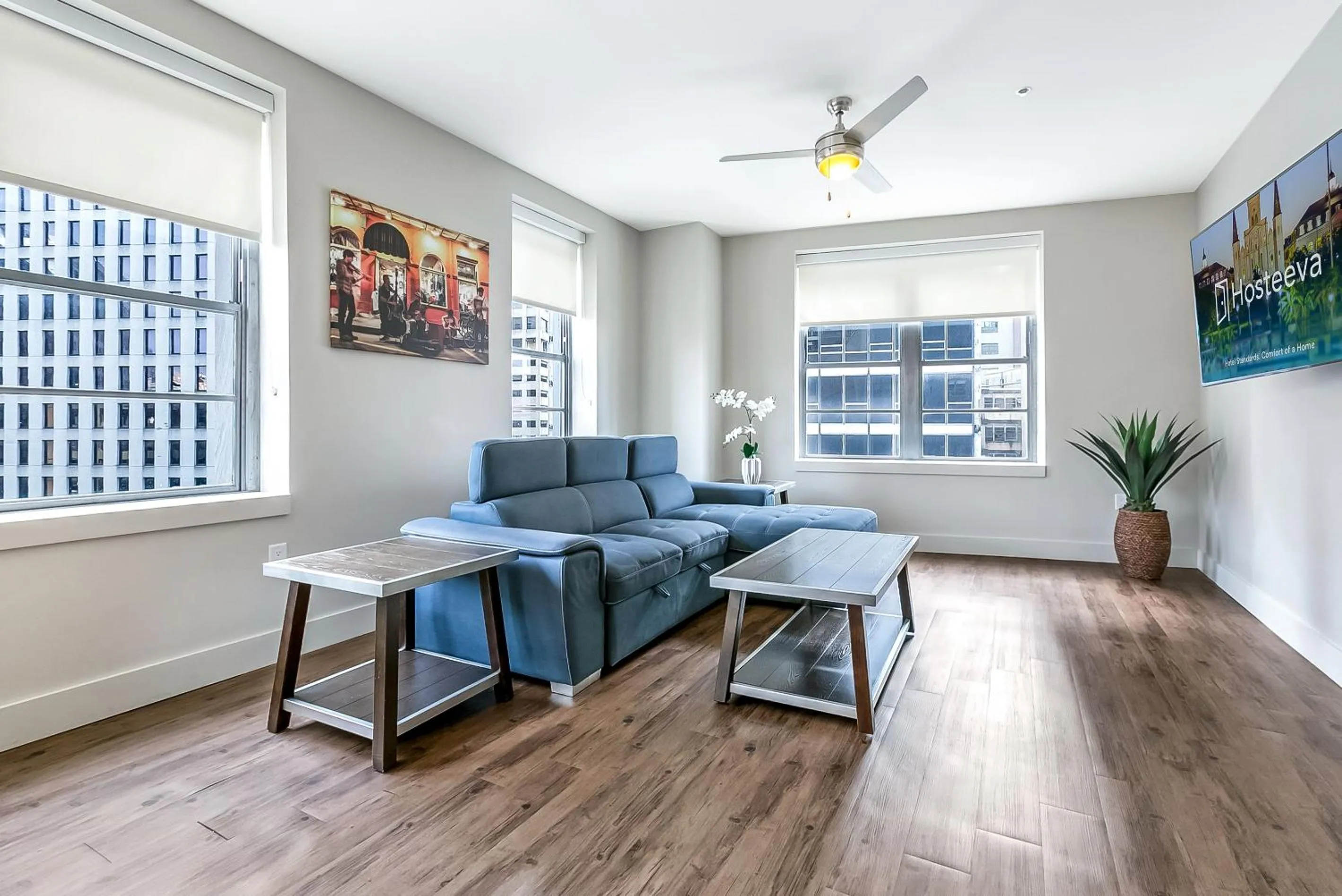 TV and multimedia in Stylish Condo with Game Room in New Orleans