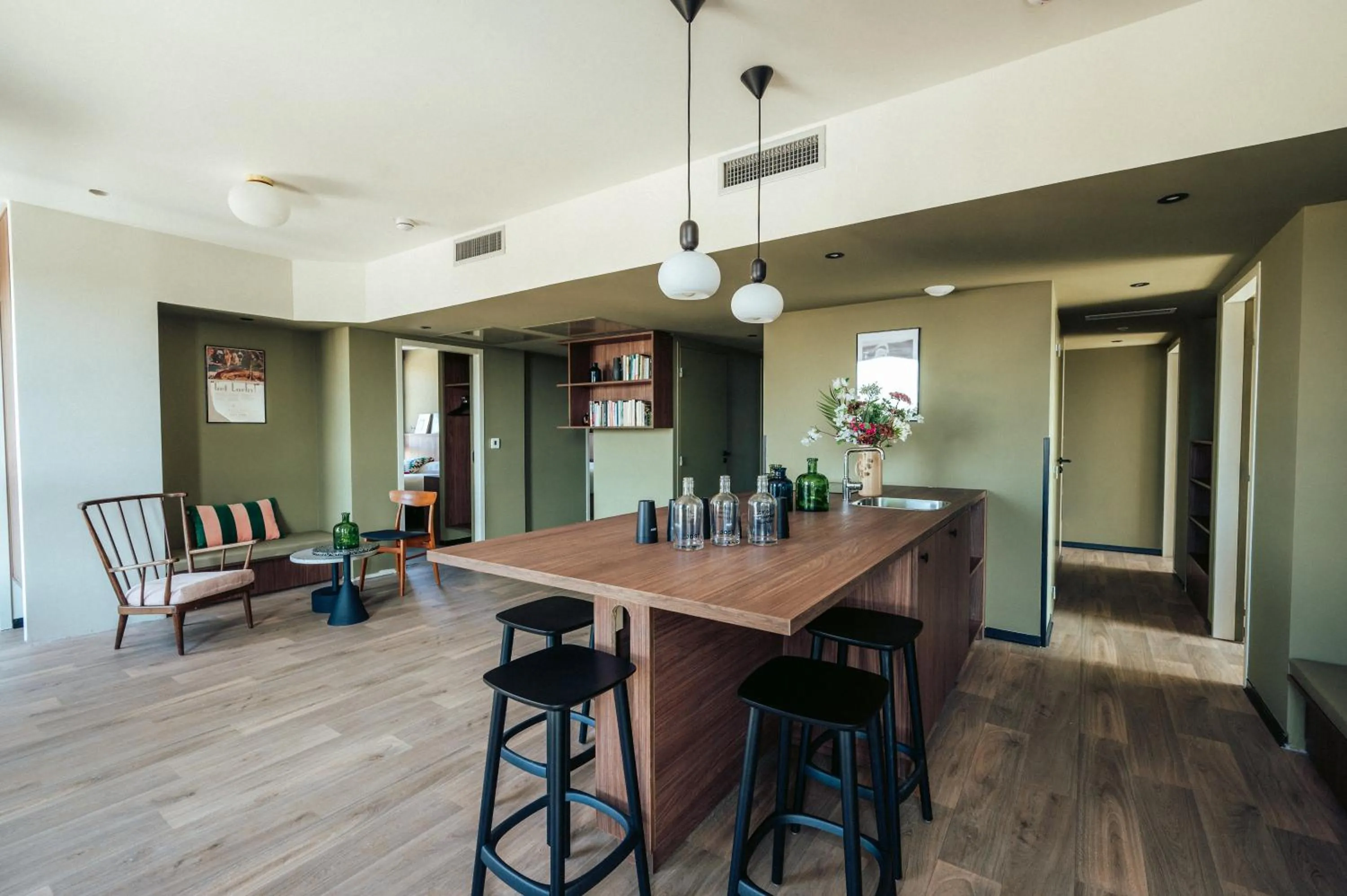 Kitchen or kitchenette in JOST Hotel Montpellier Centre St Roch