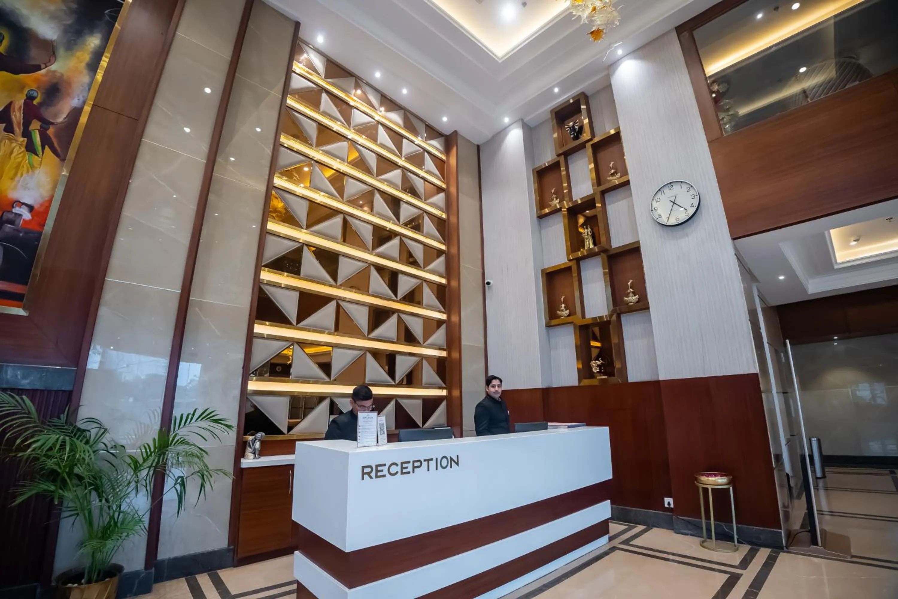 Lobby or reception in Arcadia Hotel
