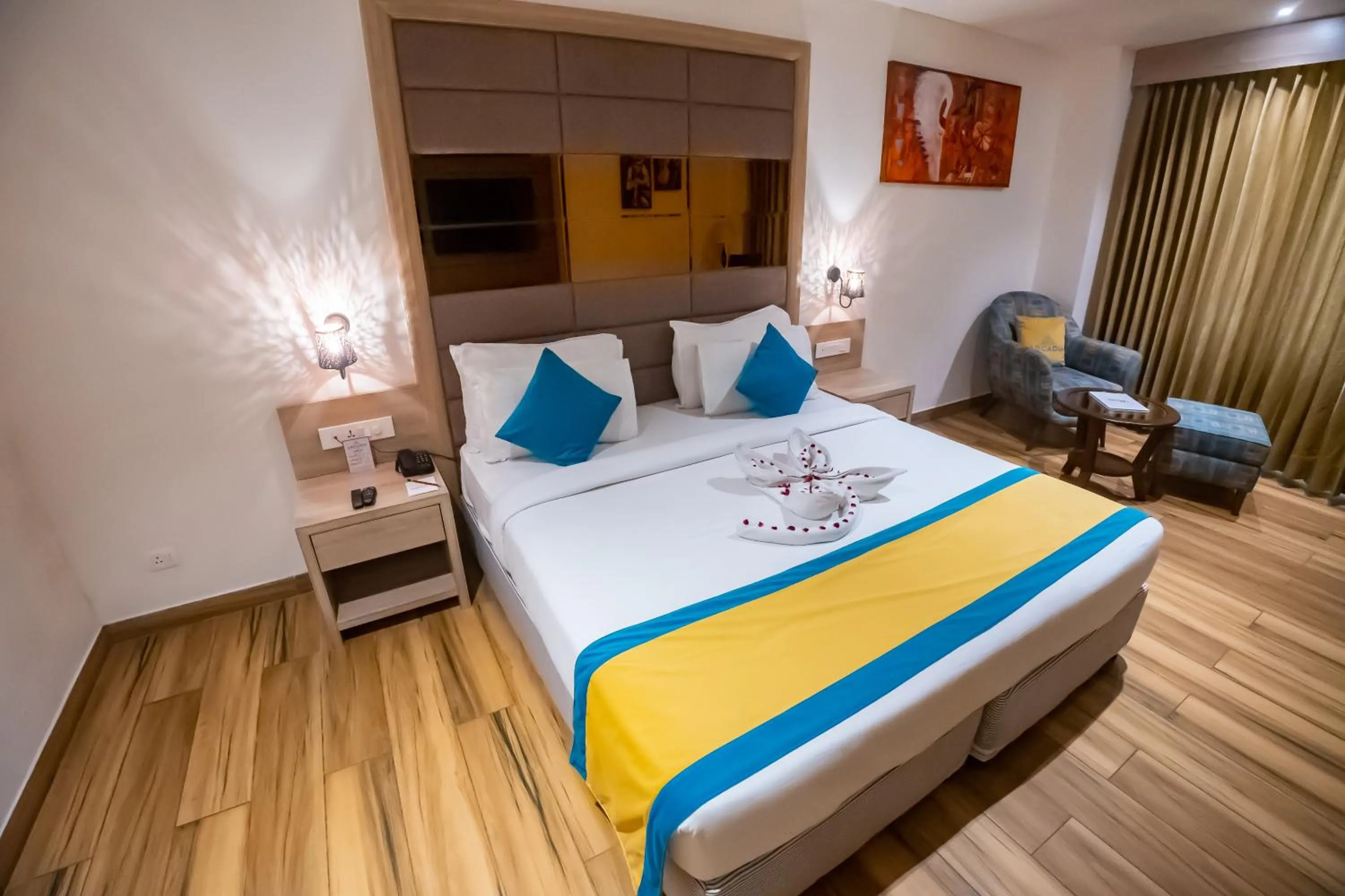 Bed in Arcadia Hotel