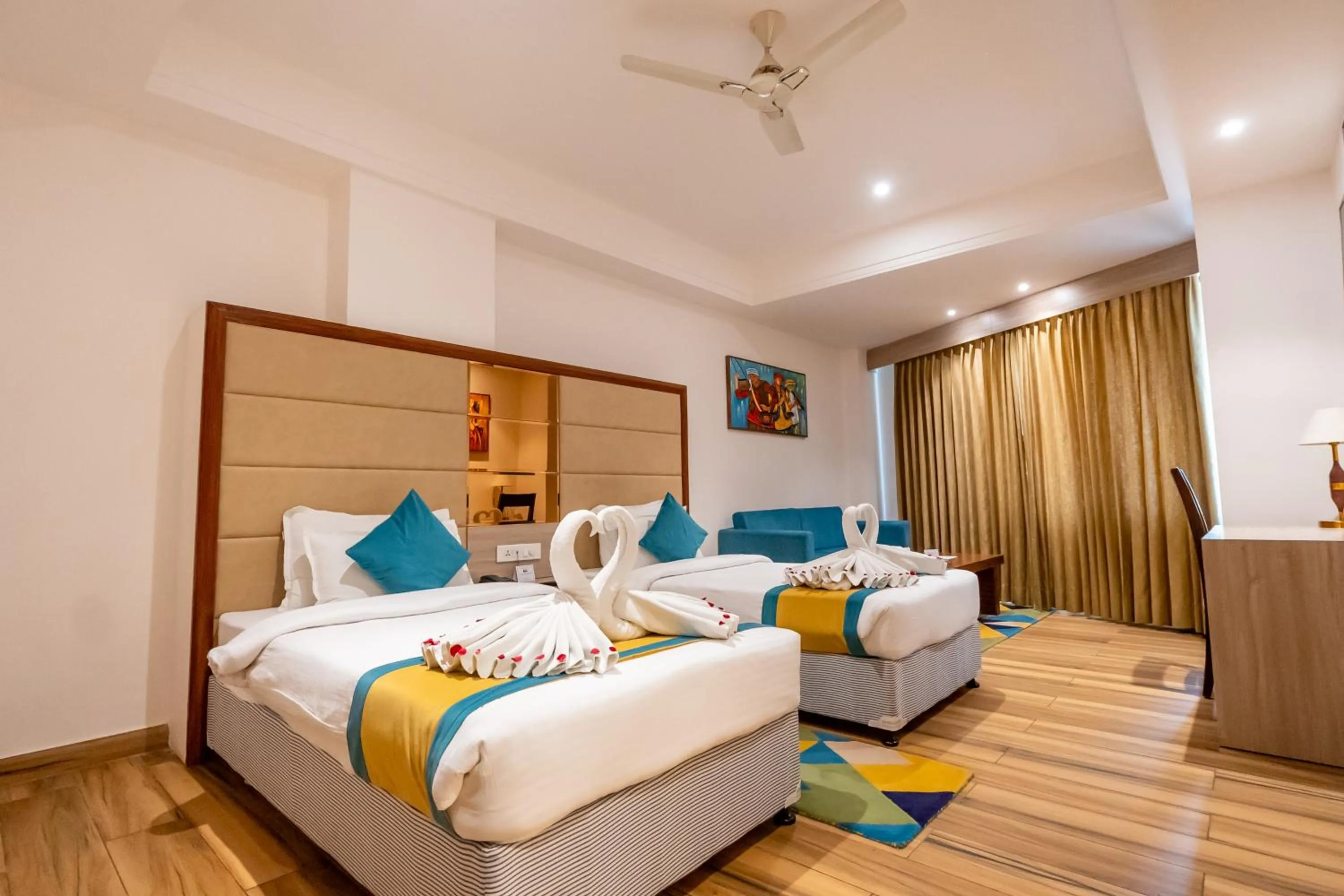 Bed in Arcadia Hotel