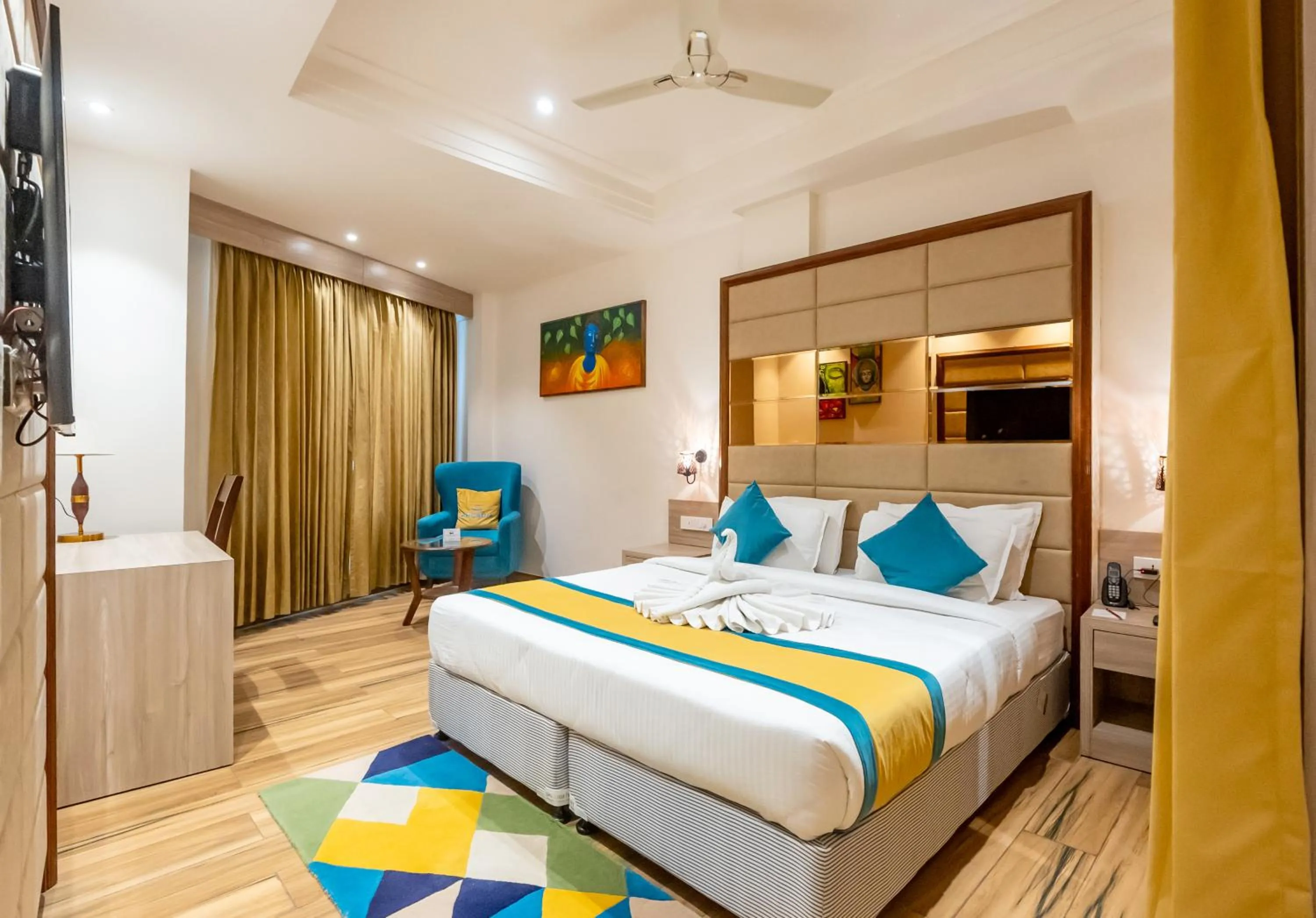 Bed in Arcadia Hotel