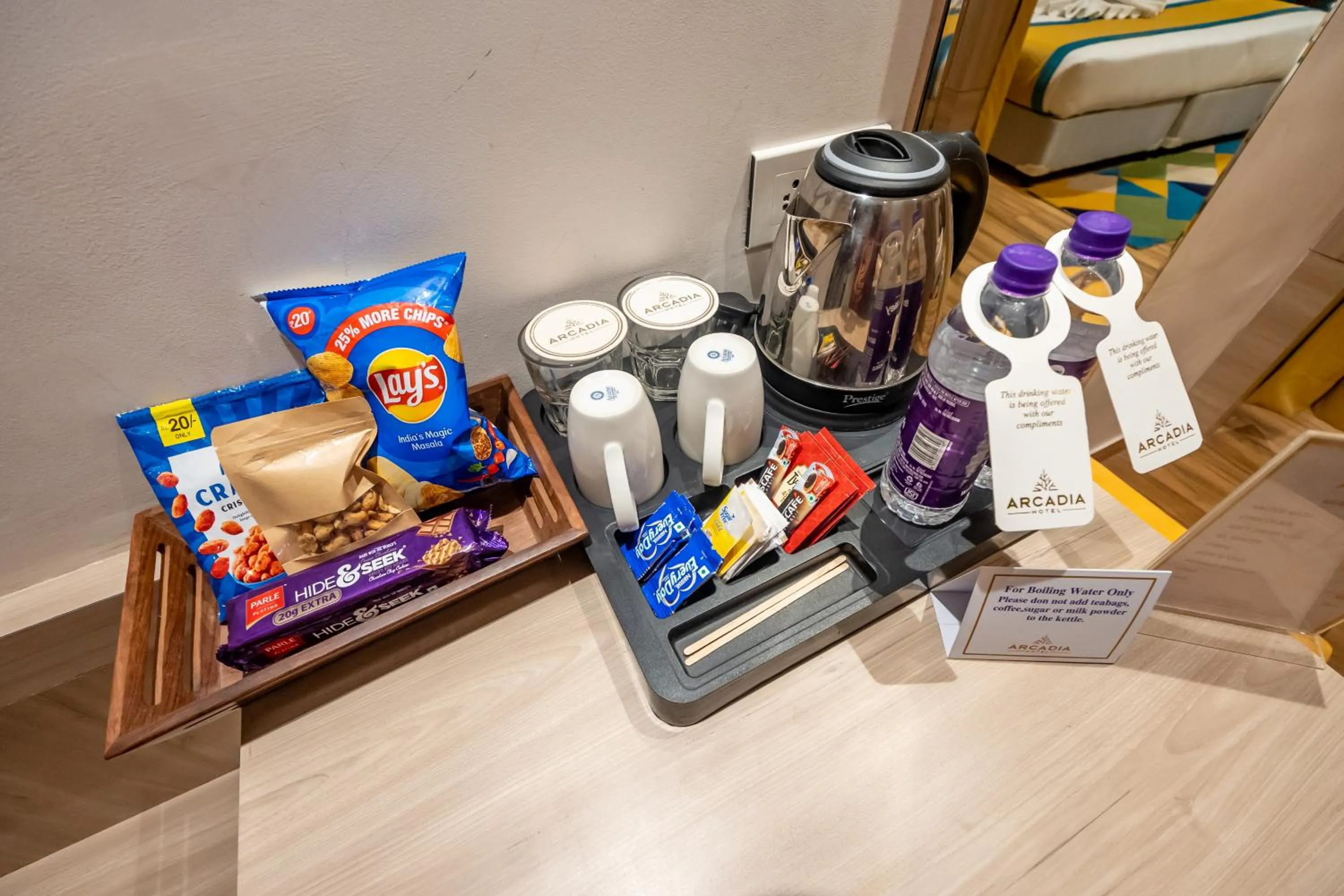 Coffee/tea facilities in Arcadia Hotel
