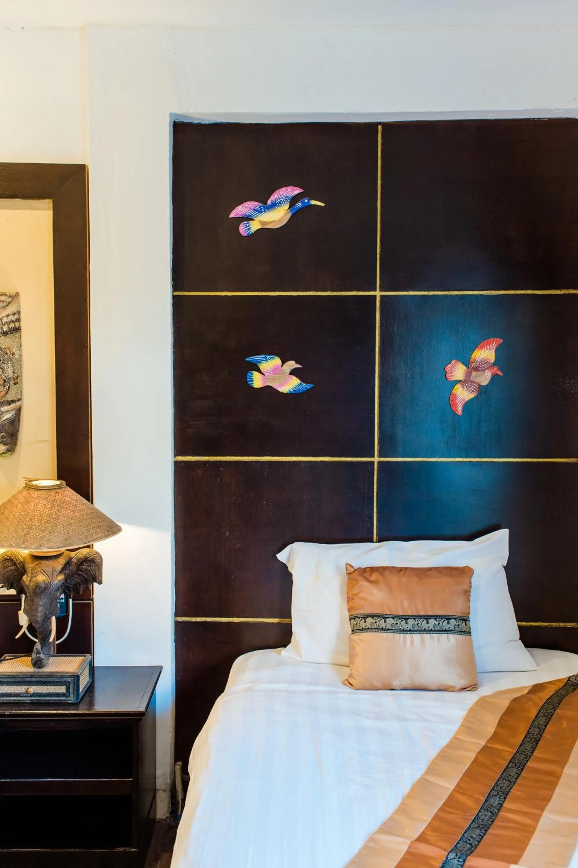 Bed in Pai Residence Hotel