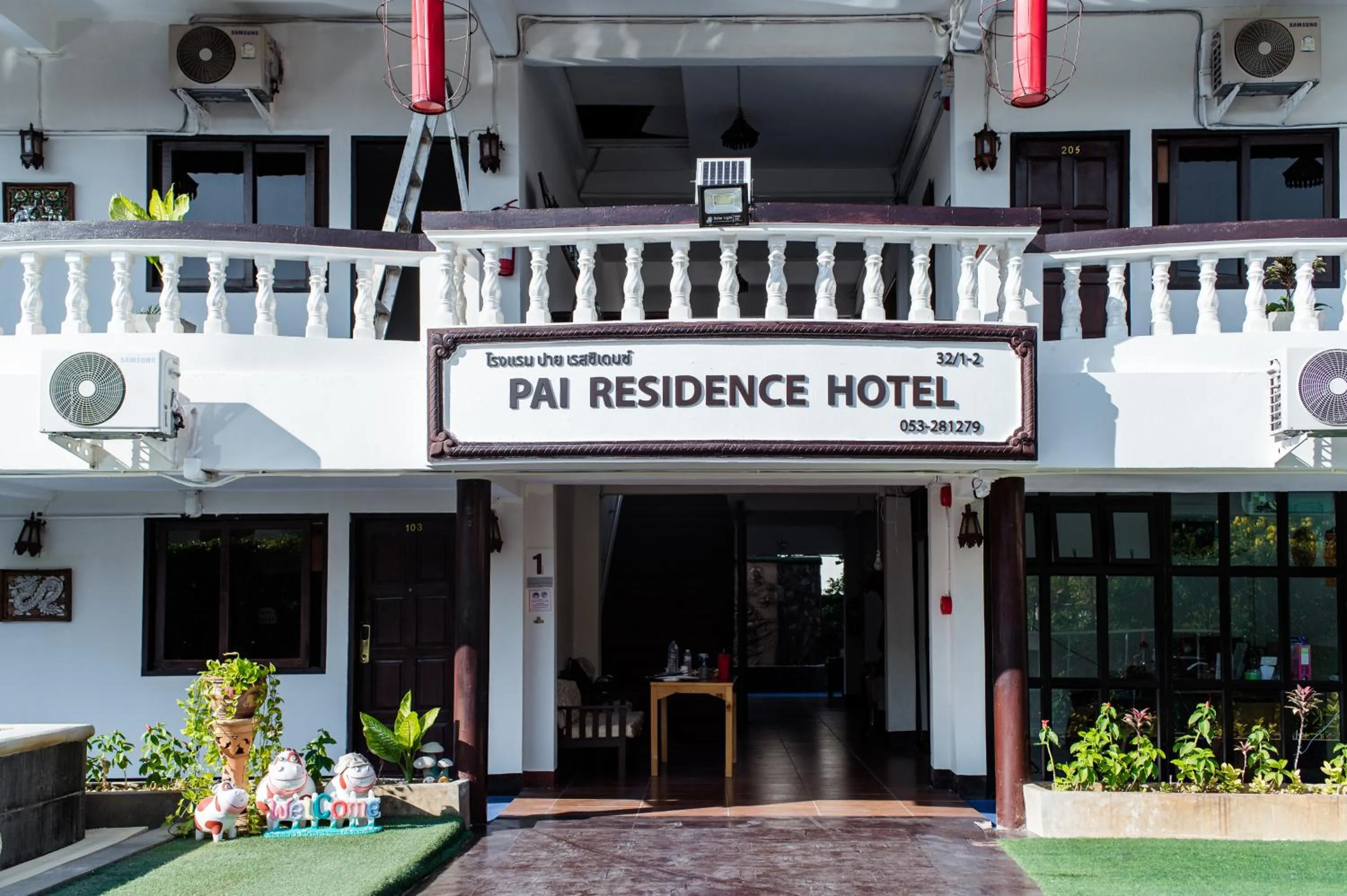 Facade/entrance in Pai Residence Hotel