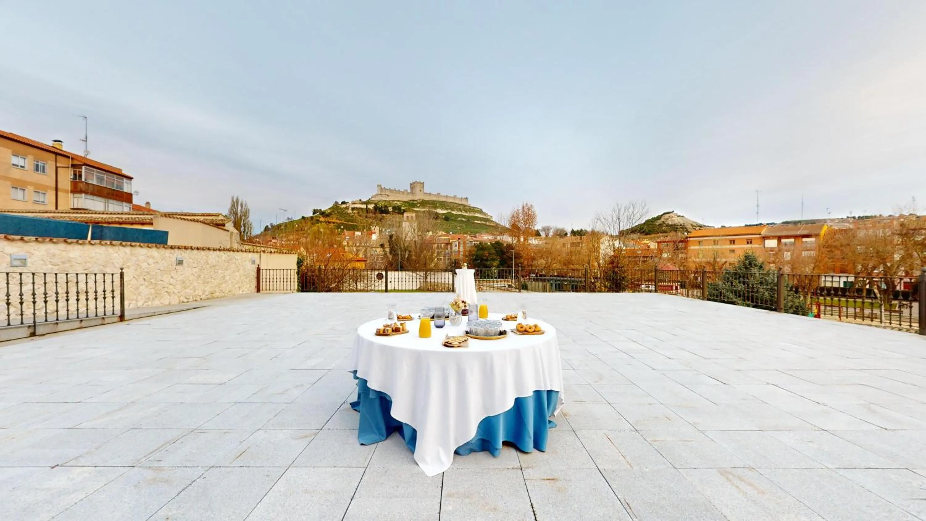 Balcony/Terrace in AZZ Peñafiel Las Claras Hotel & Spa