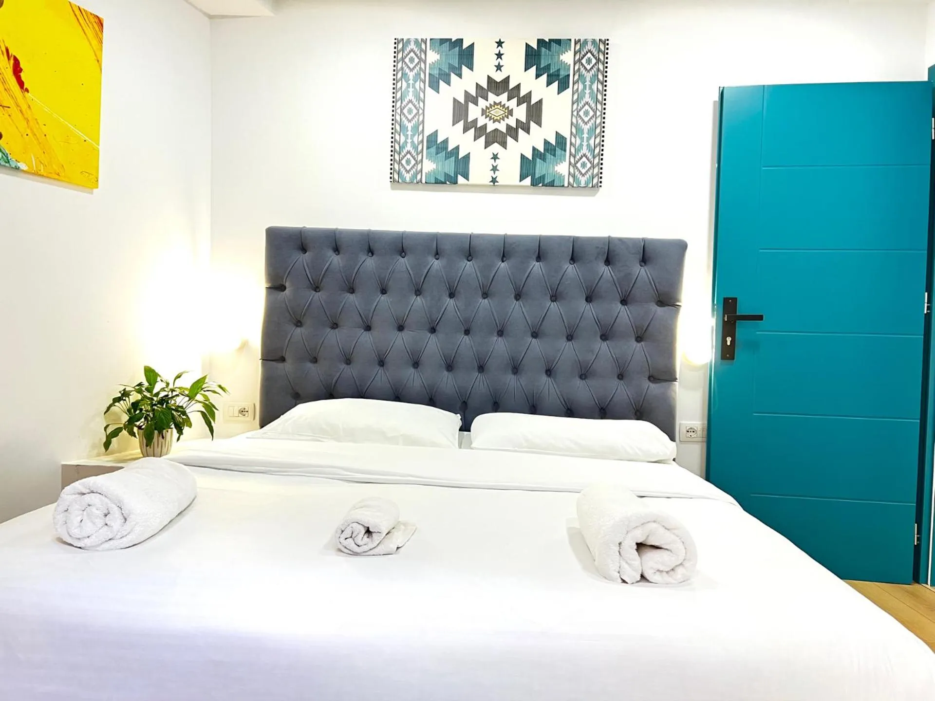 Bed in Tirana Square Hotel