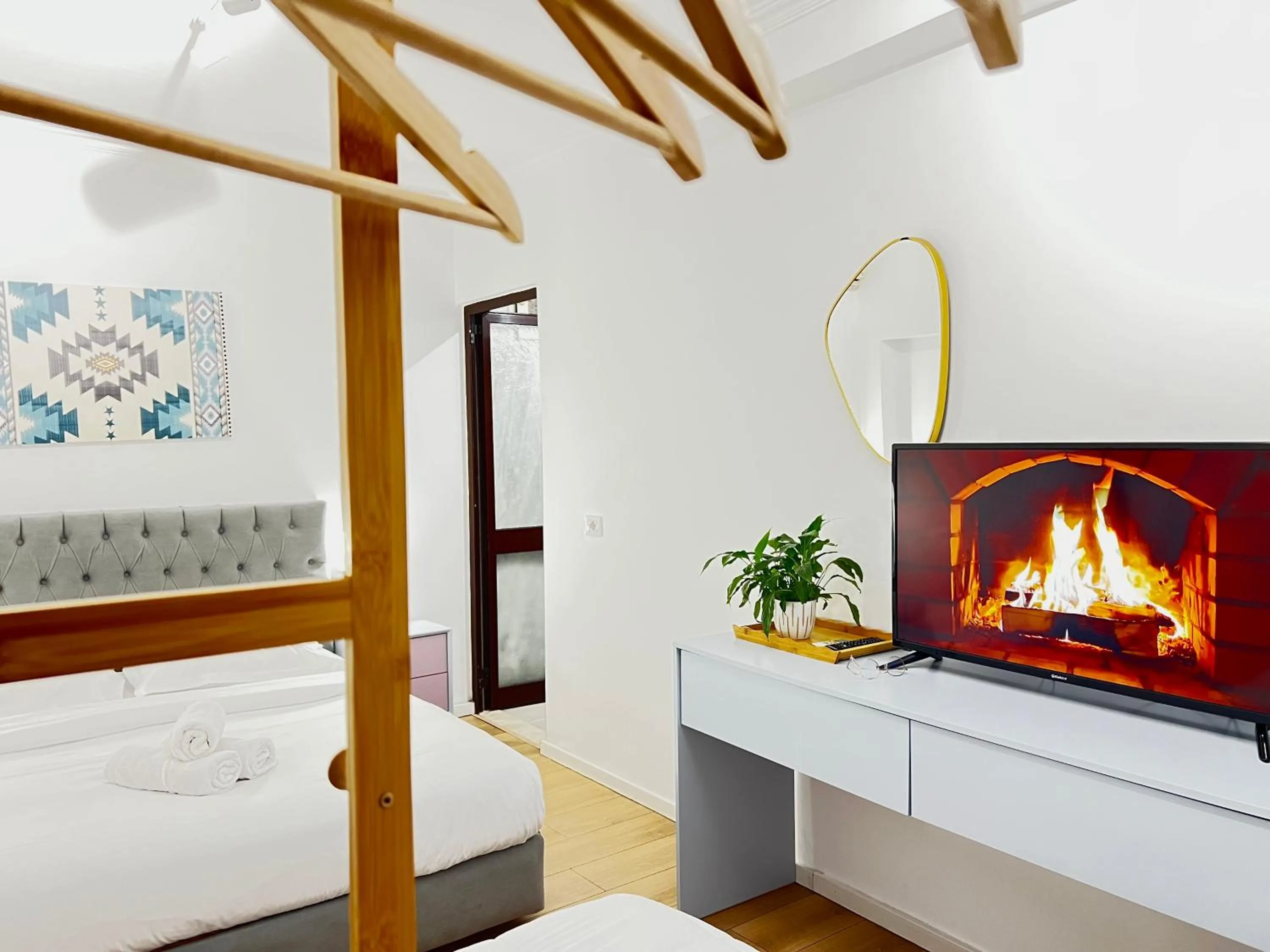 Bed in Tirana Square Hotel