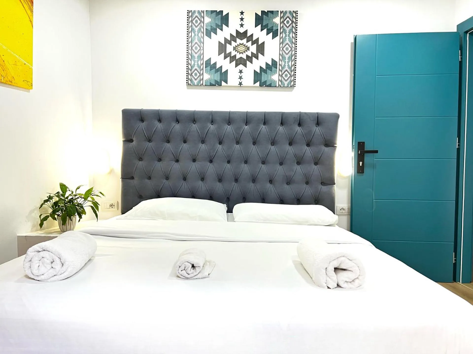 Bed in Tirana Square Hotel