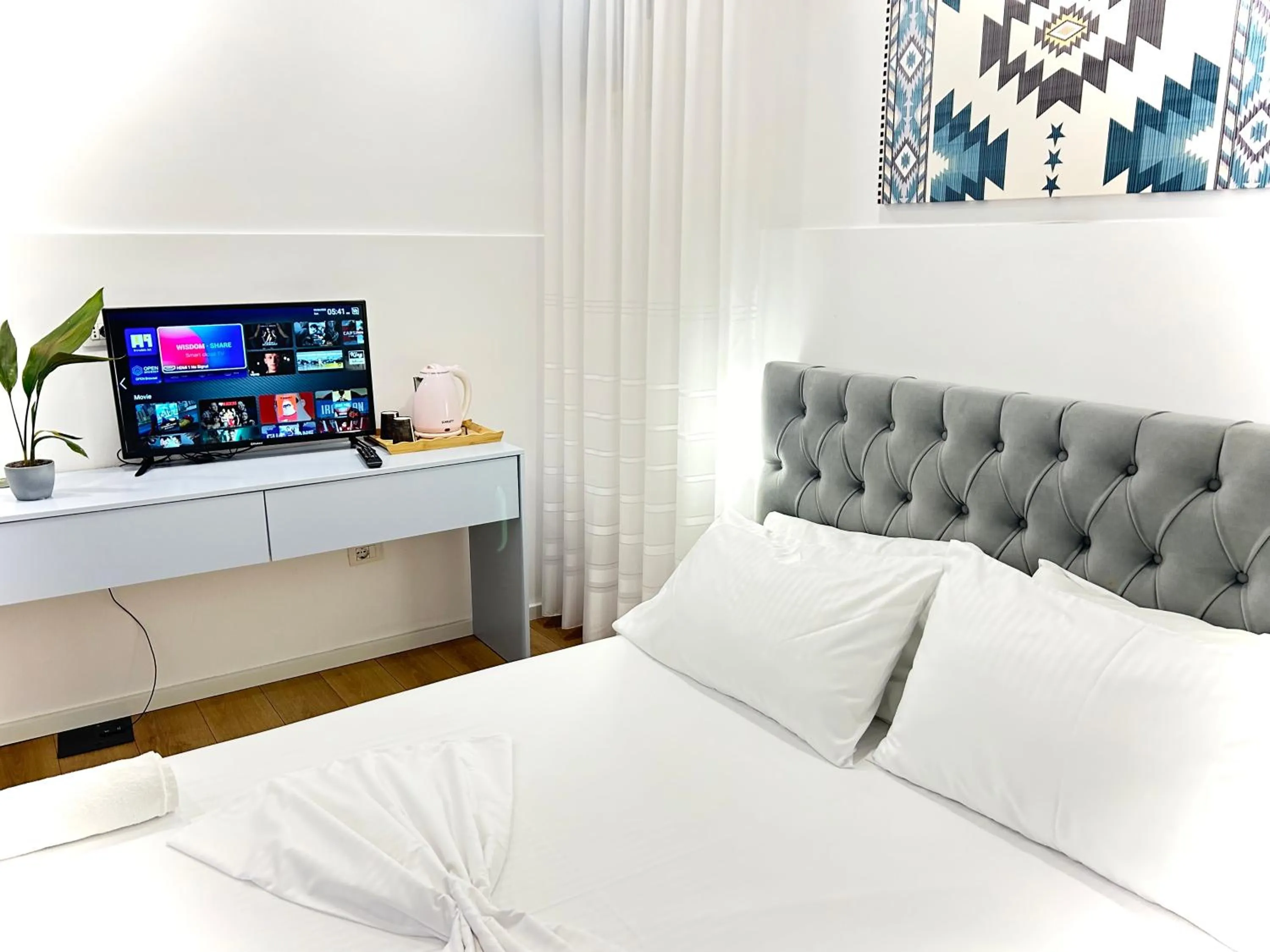 Bed in Tirana Square Hotel