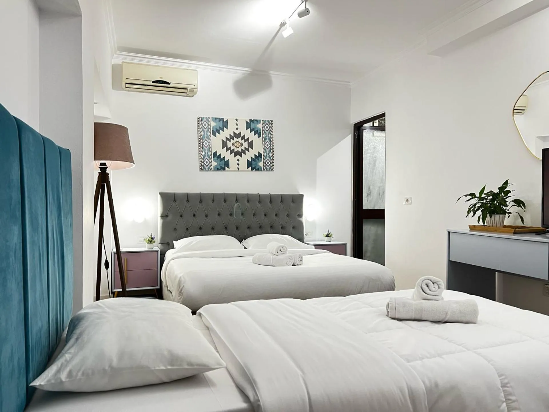 Bed in Tirana Square Hotel