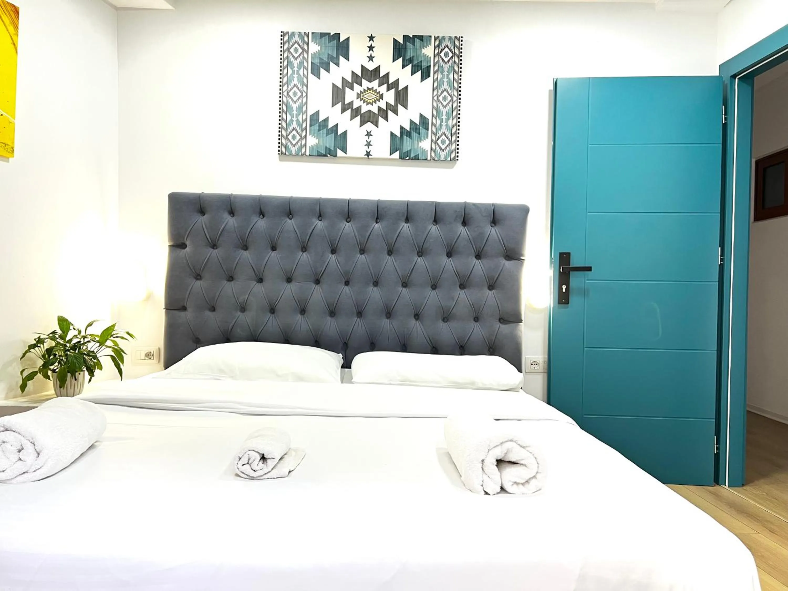 Bed in Tirana Square Hotel