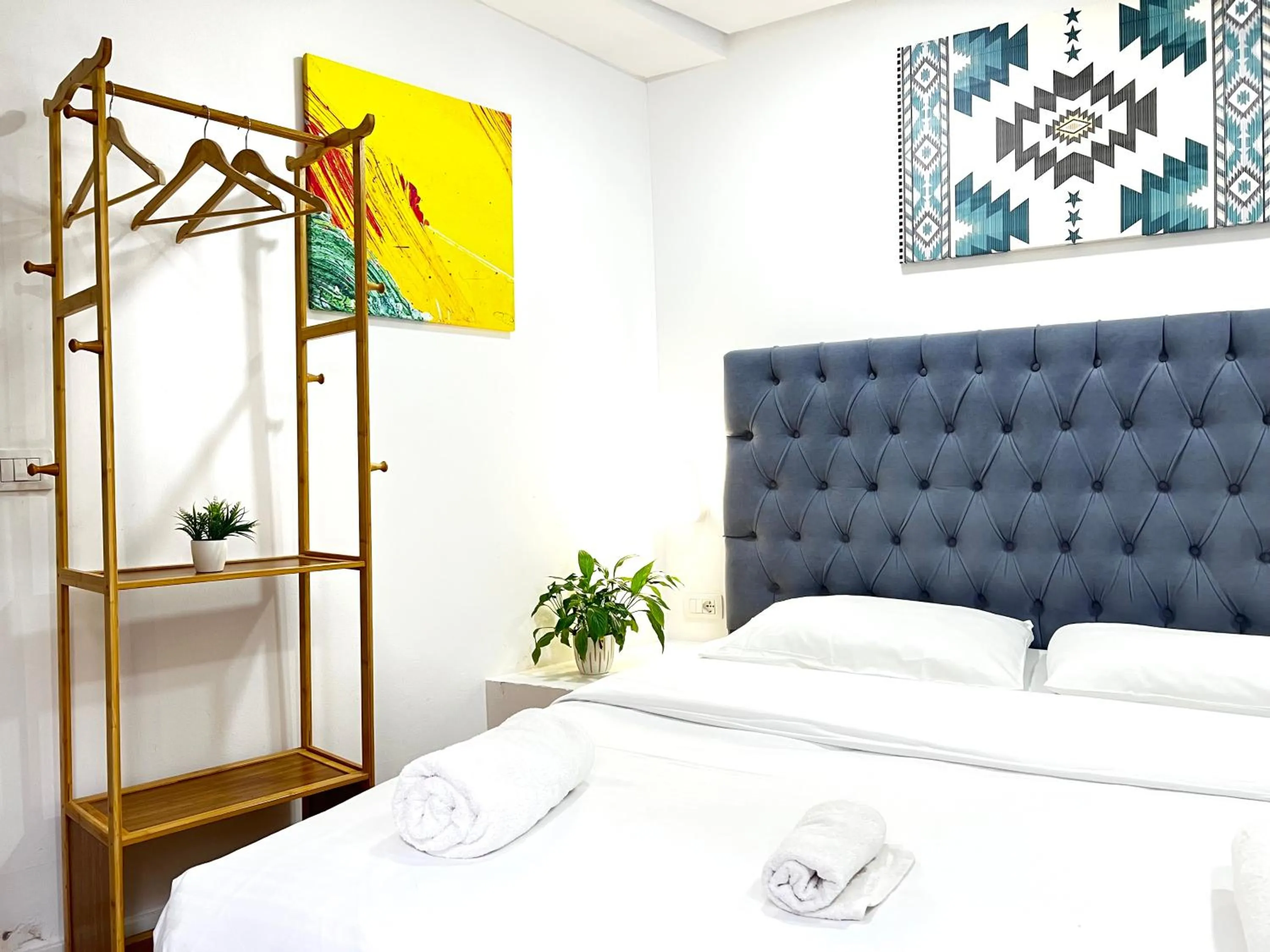 Bed in Tirana Square Hotel