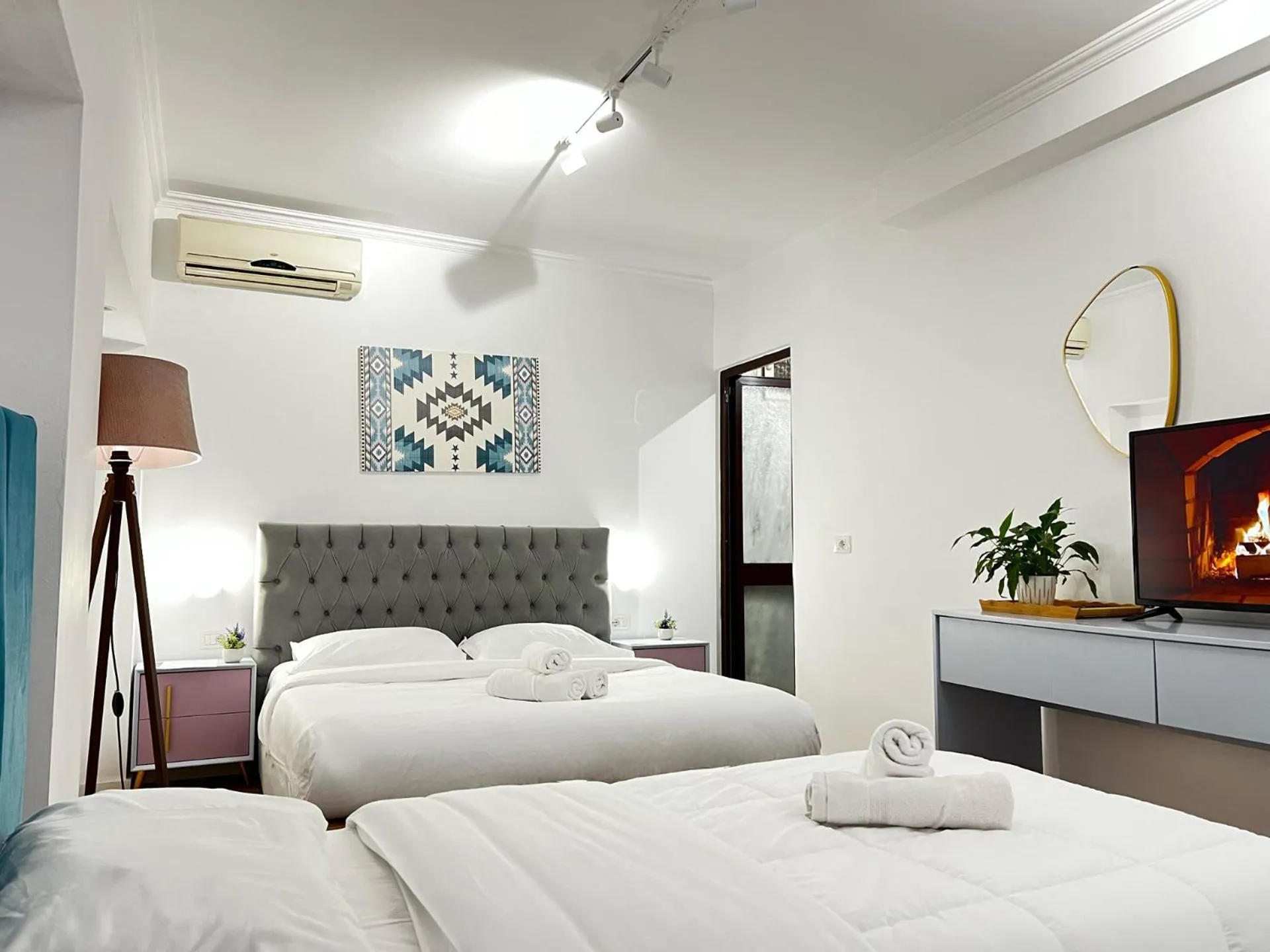 Bed in Tirana Square Hotel