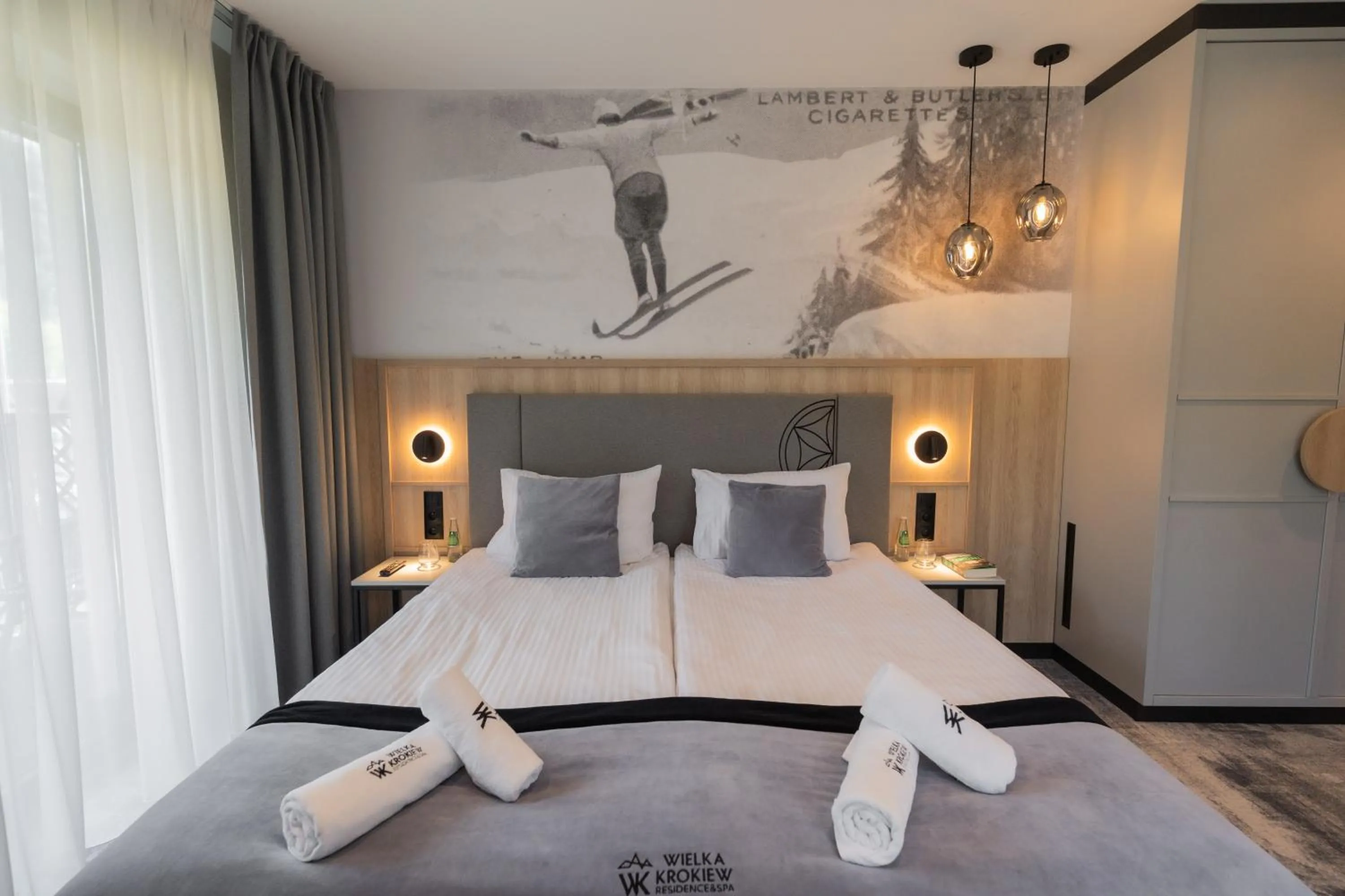 Bed in Wielka Krokiew Residence&SPA - Zakopane - JACUZZI, SAUNA, TĘŻNIA SOLANKOWA, SPA, GRILL
