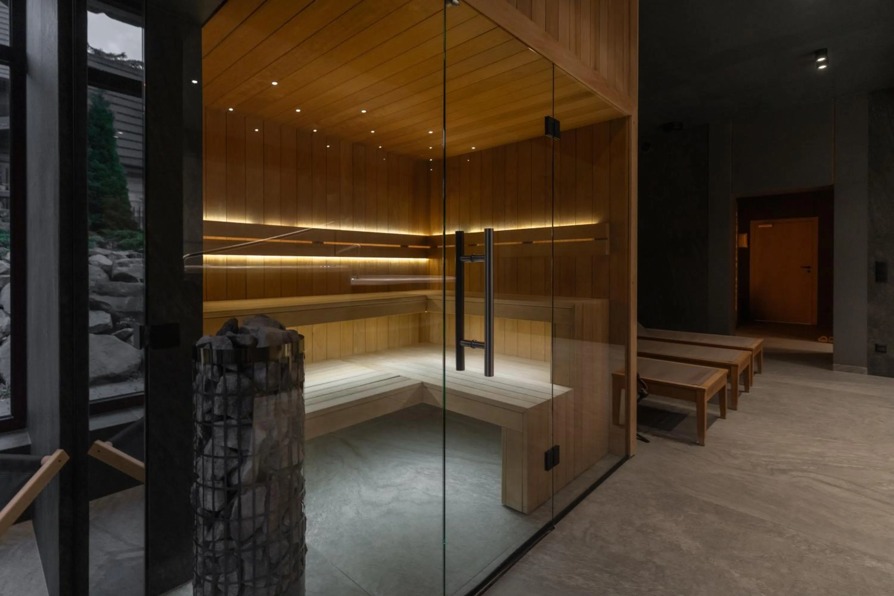 Sauna in Wielka Krokiew Residence&SPA - Zakopane - JACUZZI, SAUNA, TĘŻNIA SOLANKOWA, SPA, GRILL