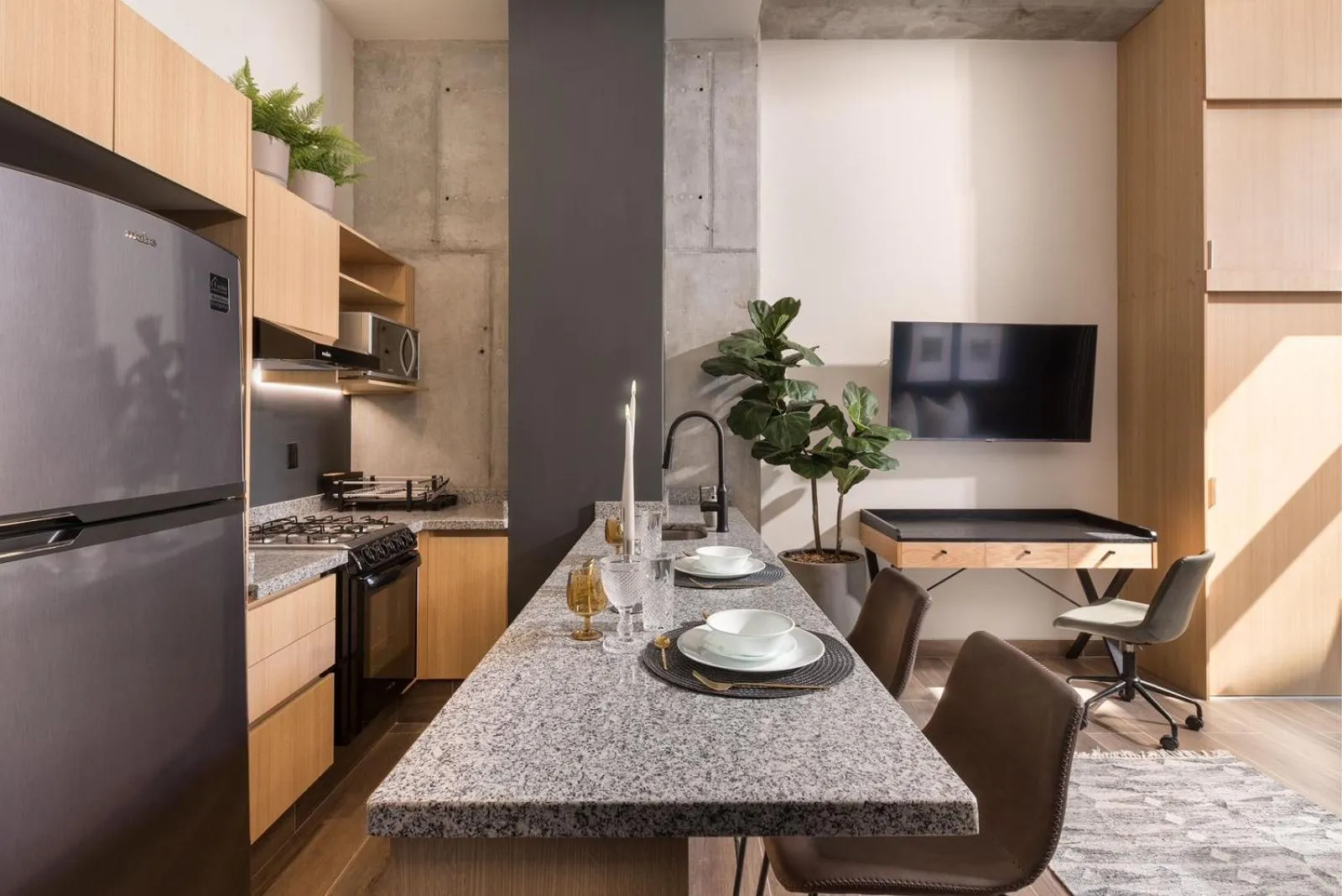 Seating area in Punto Panamericano