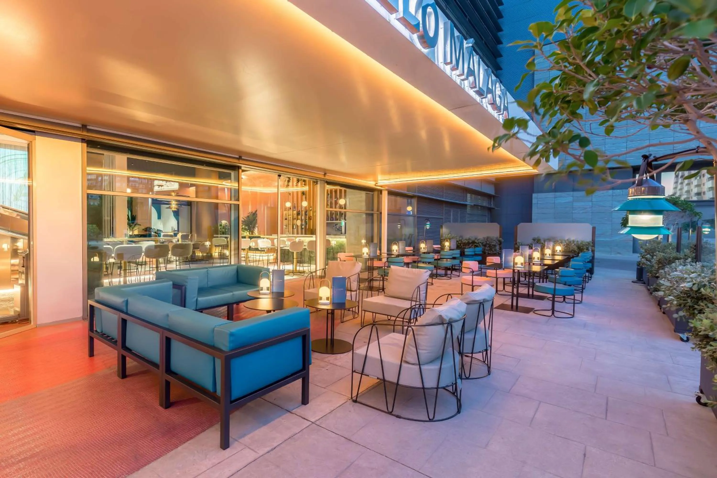 Lounge or bar in Barceló Malaga