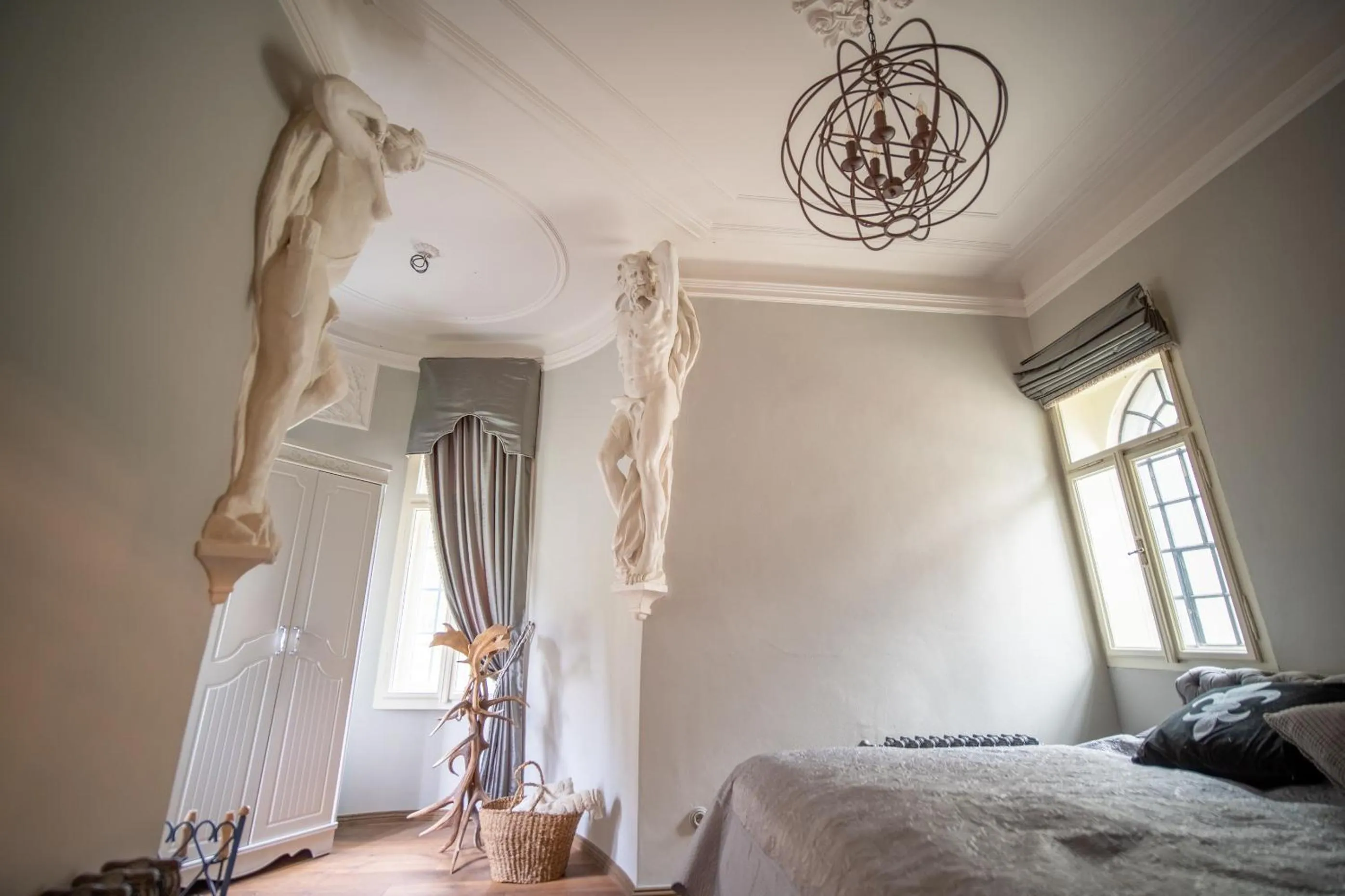 Bed in Hrad Kunzov Boutique Hotel & SPA & Restaurant