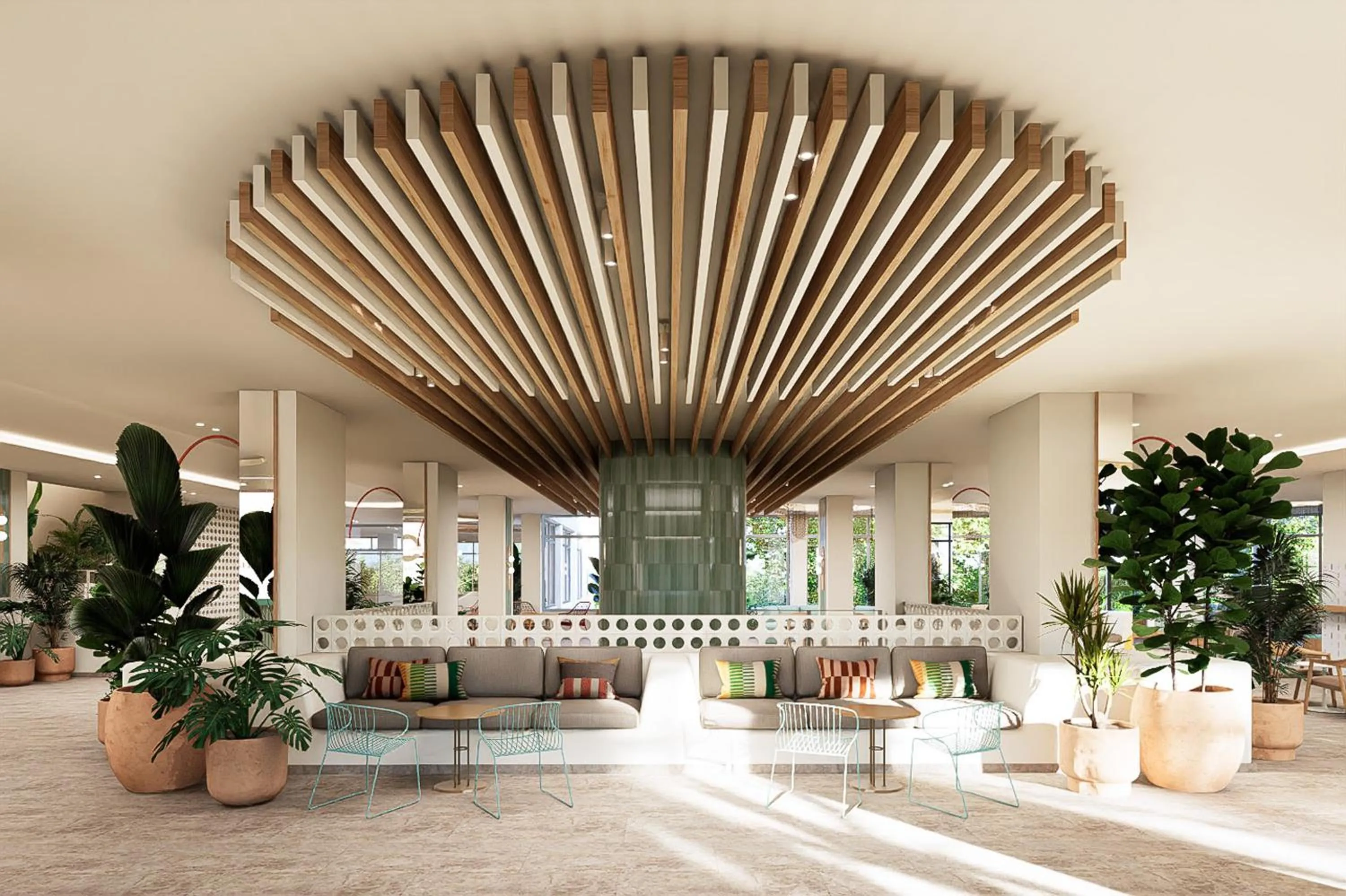 Lobby or reception in Sol Arona Tenerife