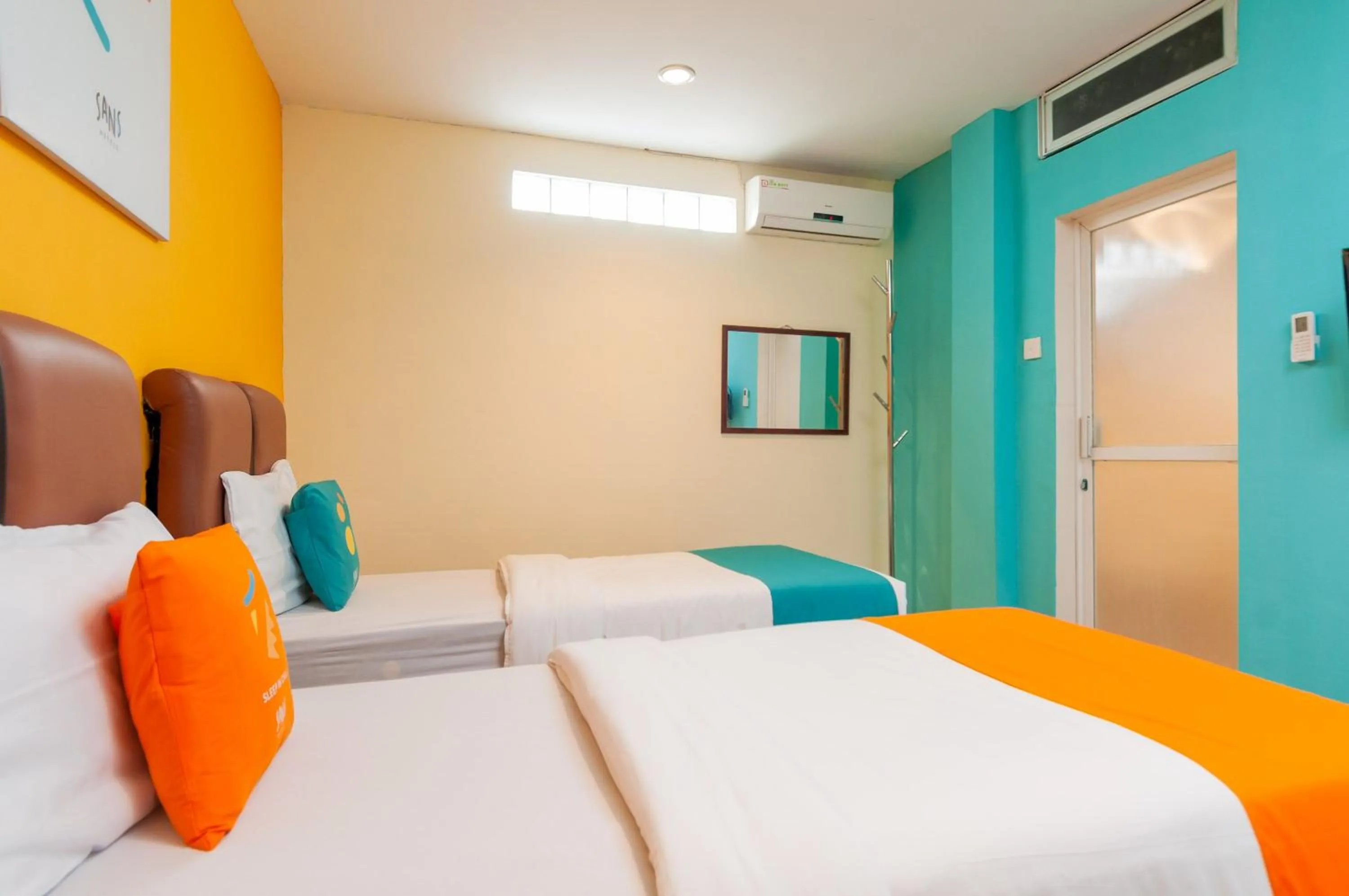Bedroom, Bed in Sans Hotel Finest Medan