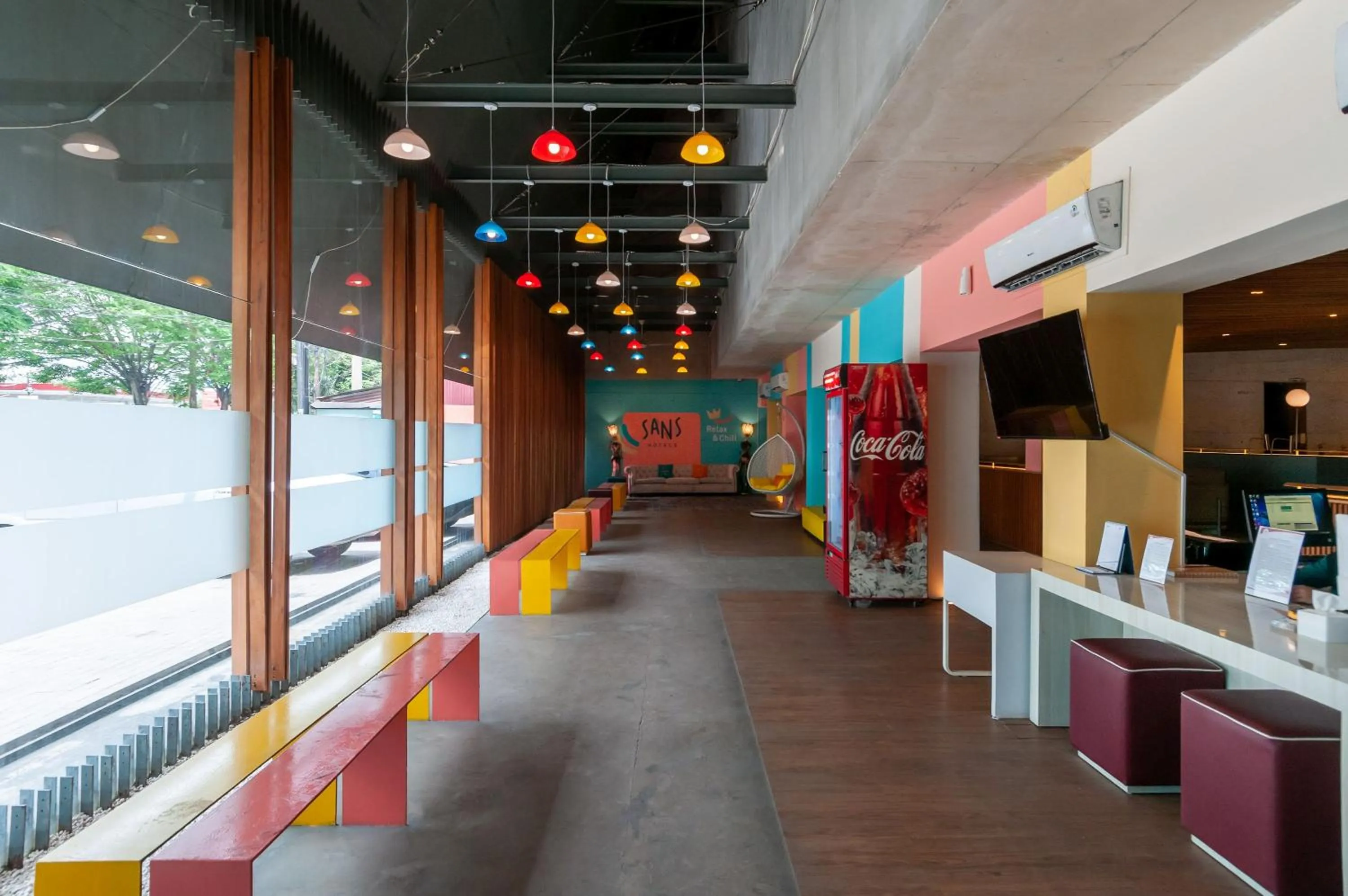 Lobby or reception in Sans Hotel Finest Medan