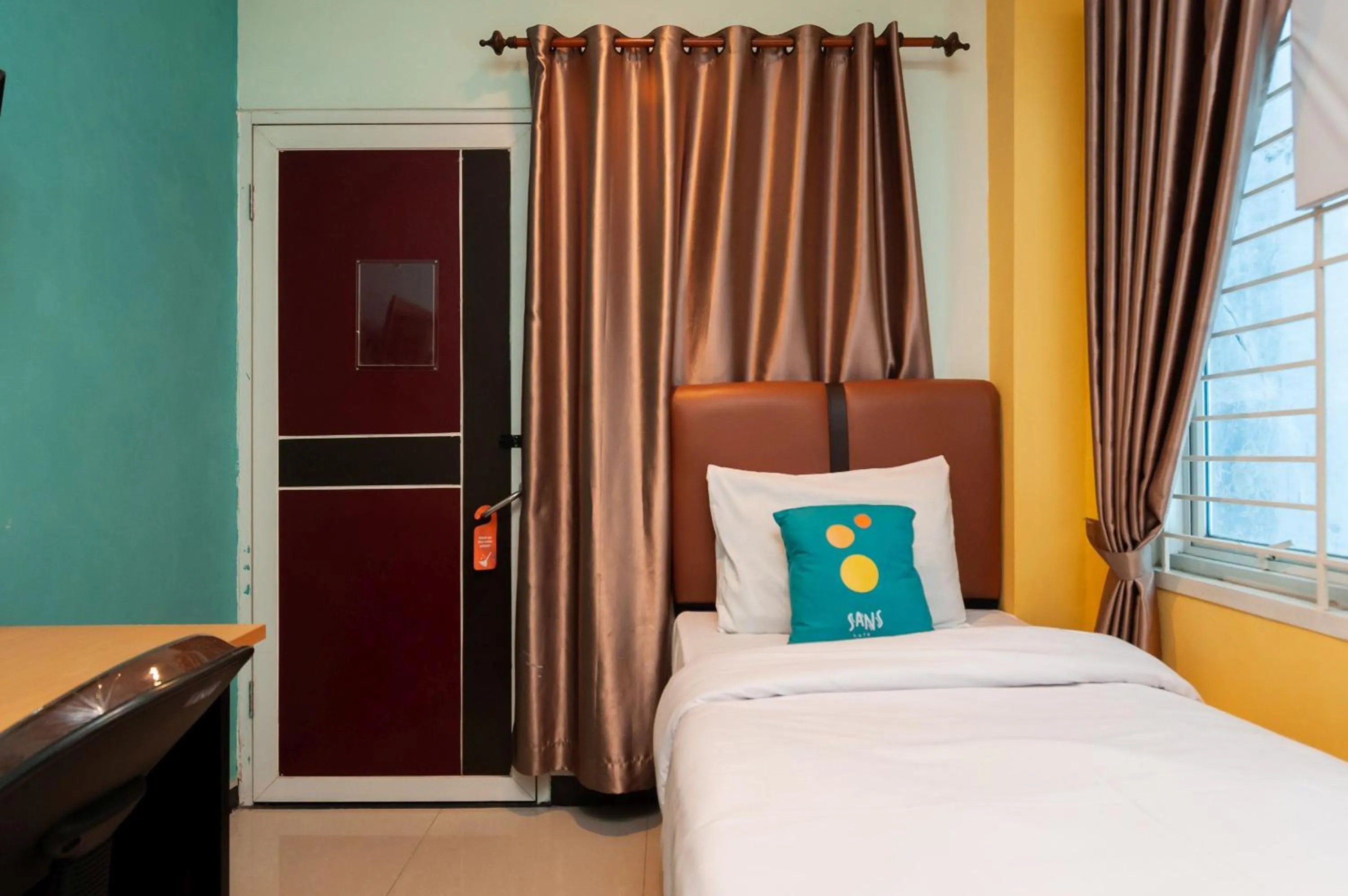 Bedroom, Bed in Sans Hotel Finest Medan