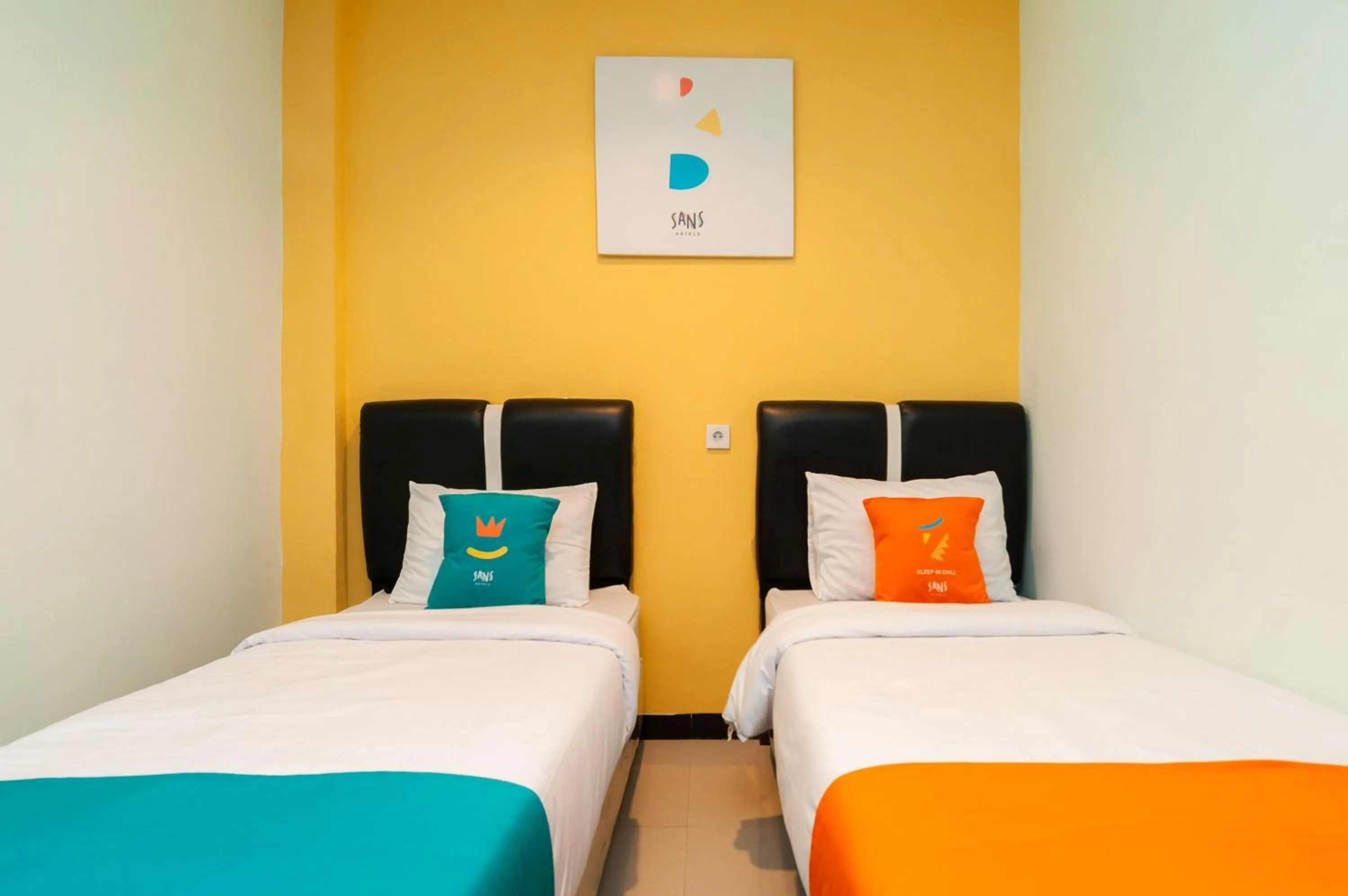 Bedroom, Bed in Sans Hotel Finest Medan