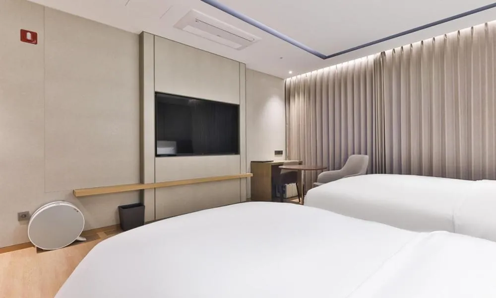 Bed in Daegu Billion Western Hotel
