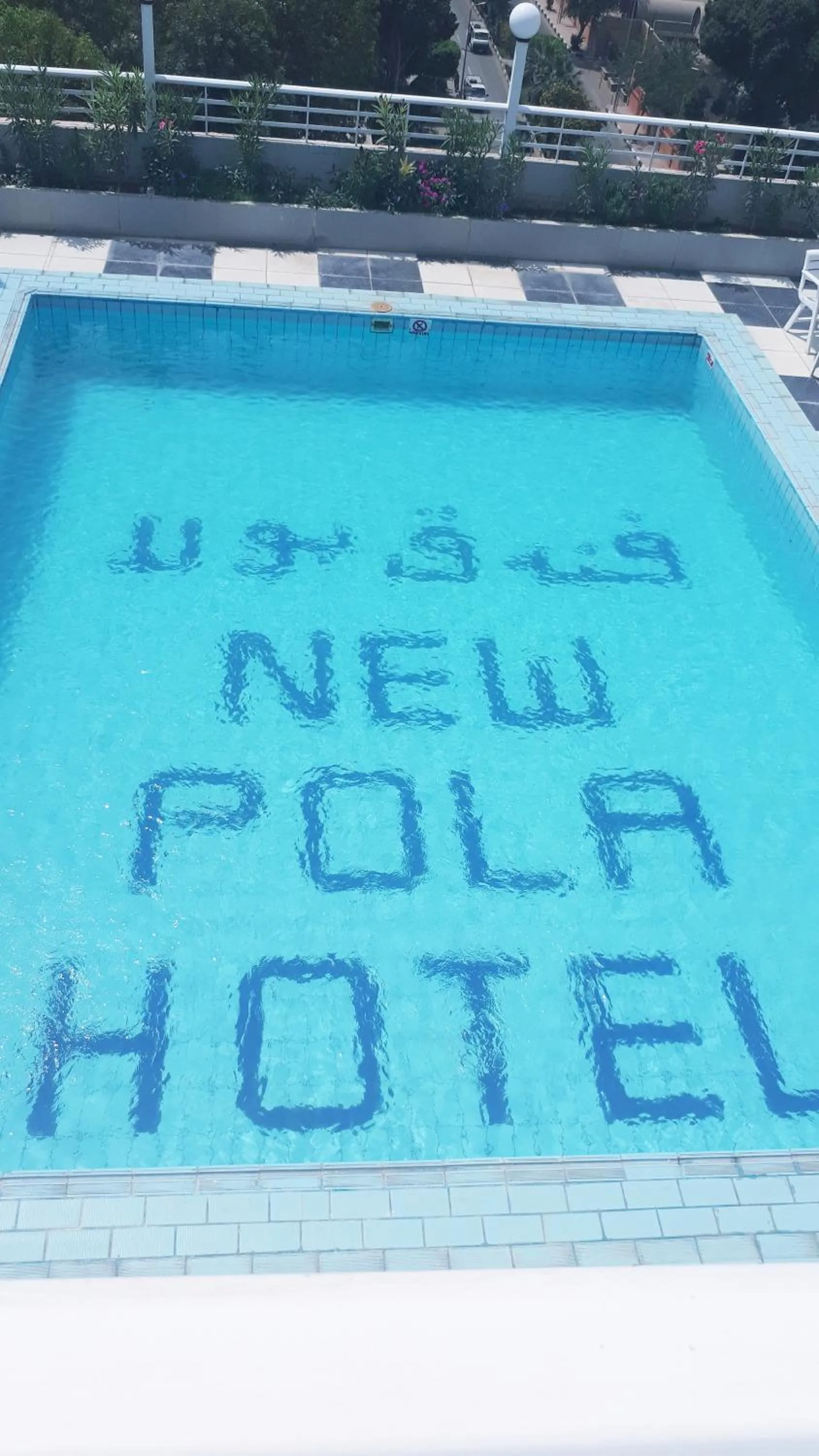 Swimming pool in New Pola Hotel